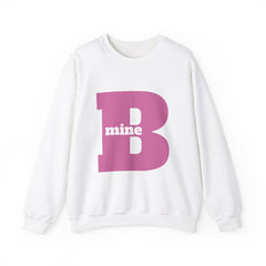 B Mine Sweatshirt, Valentine Gift, Unisex Love Expression Pullover Jumper, Valentine's Day Gift, Romantic Couples Sweatshirt, Love Theme