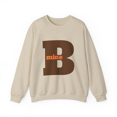 B Mine Sweatshirt, Valentine Gift, Unisex Love Expression Pullover Jumper, Valentine's Day Gift, Romantic Couples Sweatshirt, Love Theme