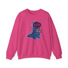 Friendly Reptar Sweatshirt, Autism Friendly Graphic Crewneck Jumper, Unisex Pullover, Trendy Streetwear Top, Gift for Art Fans, Neuro-Art