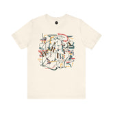 Abstract Drift T-Shirt, Unisex Gift, Colorful Artistry Tee, Creative Insight Shirt, Authentic Design Top - Unisex Jersey Tee, Abstract Drift