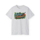 Antigua & Barbuda Nature Color Splash Tee, Caribbean Island Colorful T-shirt, Vibrant Nature Birds Green Shirt