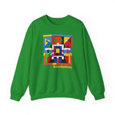 Aucubetism One The Art of Autism Crewneck Sweatshirt - Unique Sweatshirt, Autism Awareness, Support Autistic Artists, Graphic Sweater