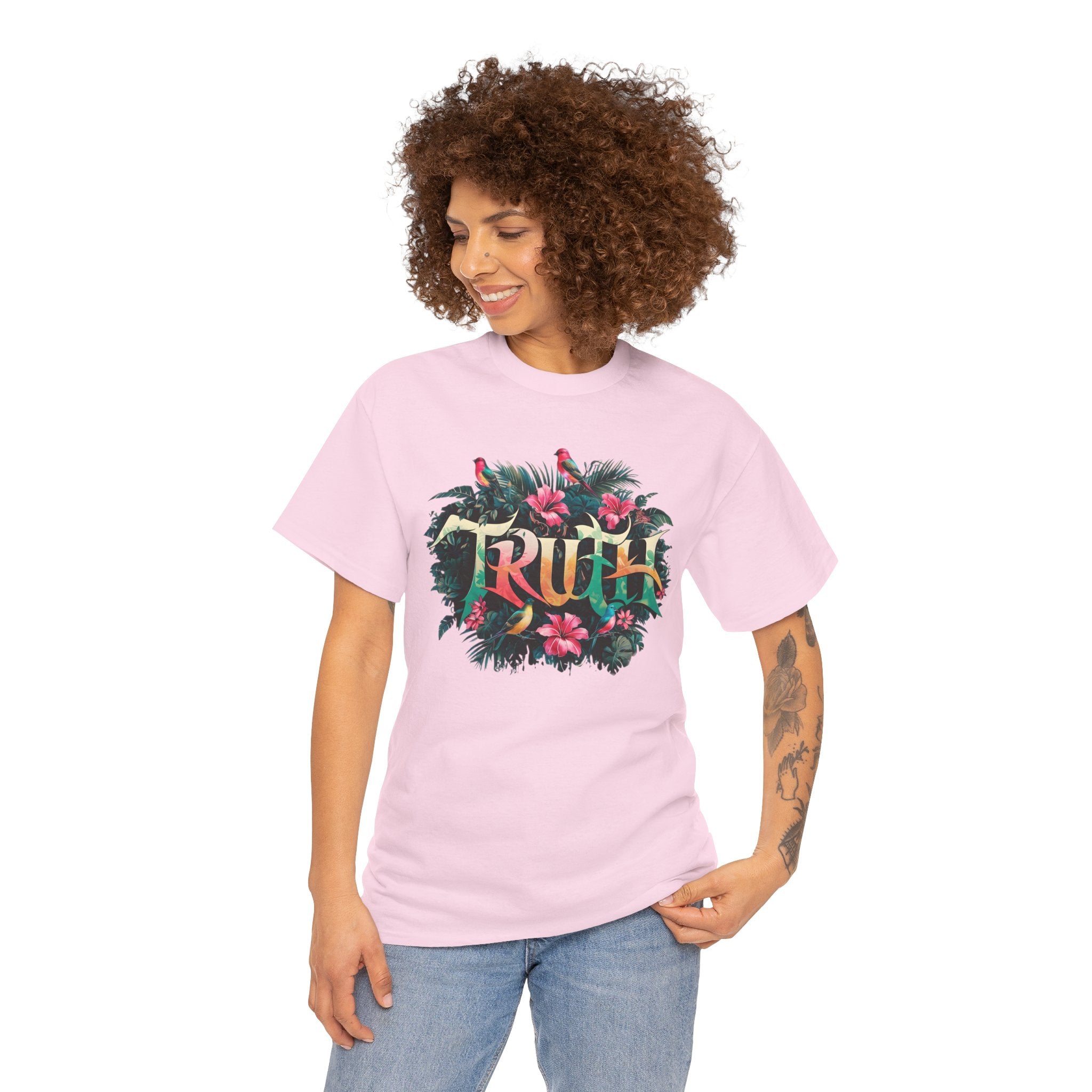 Camiseta con salpicaduras de color orgánico TRUTH