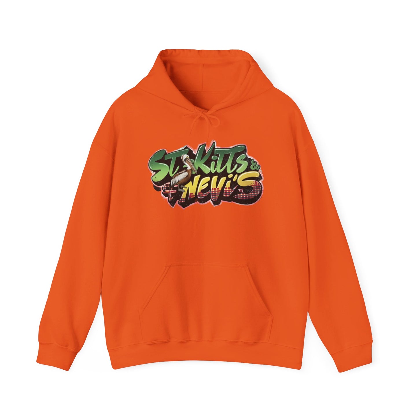 SK & N Color Splash Hoodie - St Kitts and Nevis Theme