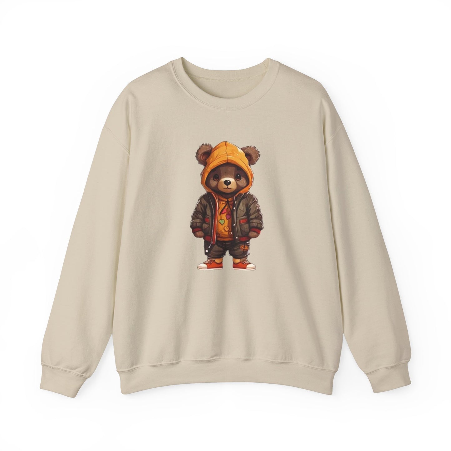 Crewneck Sweatshirt Urban Dressed Cute Bear Design