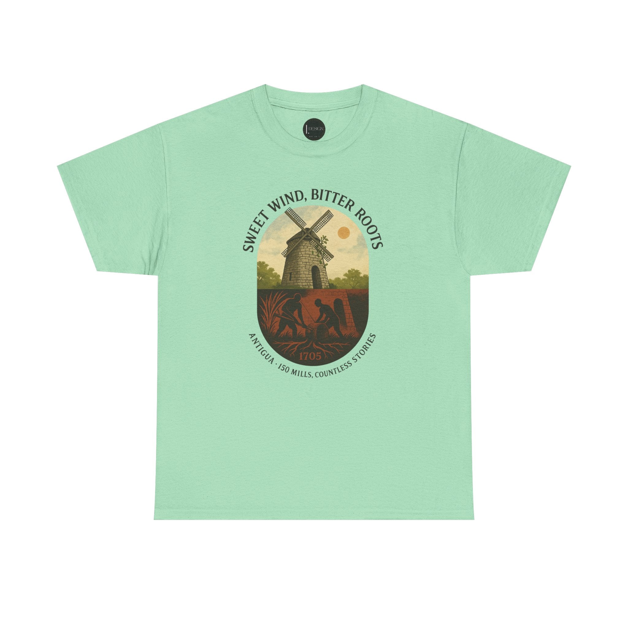 Sweet Wind, Bitter Roots - Antigua History Tee