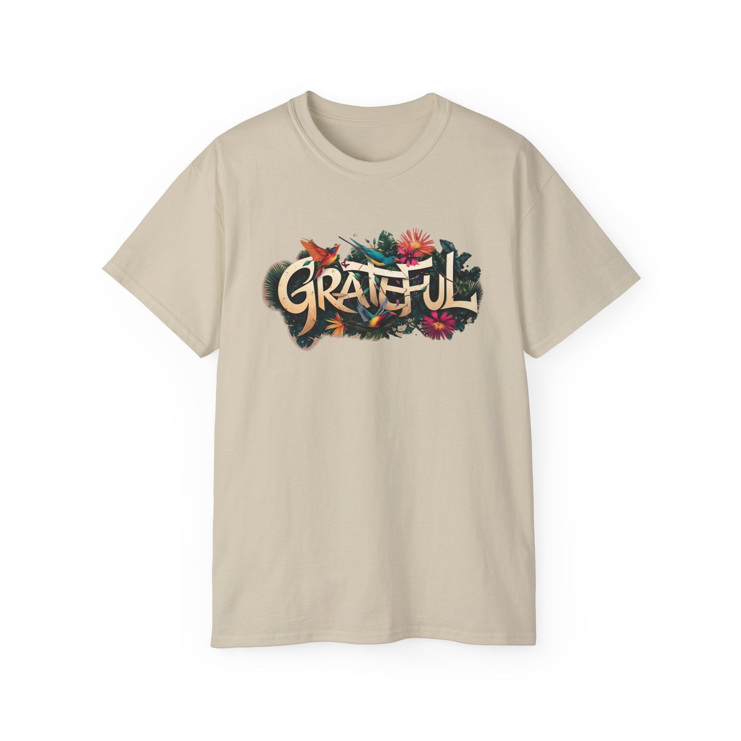 GRATEFUL Organic Color Splash Tee