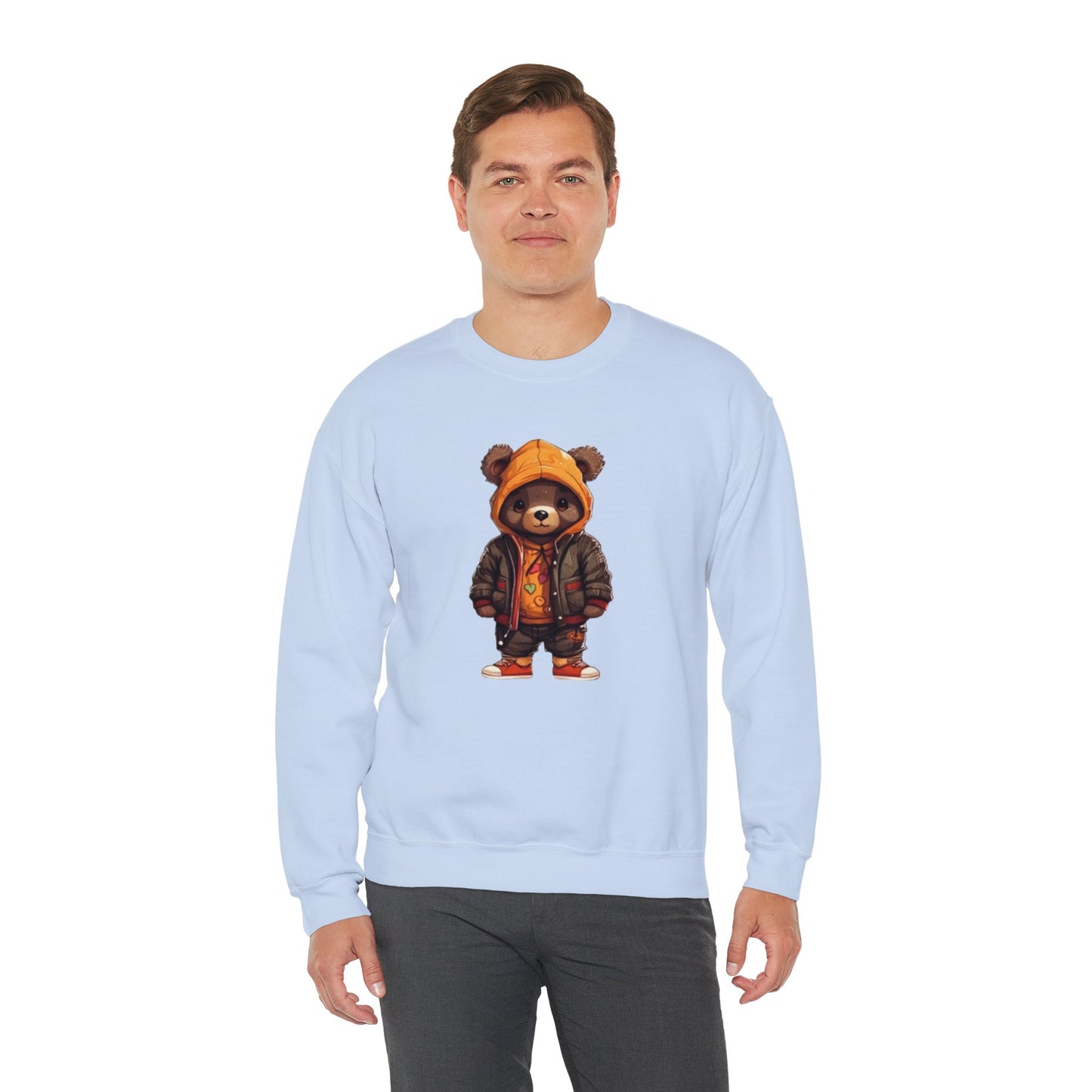 Crewneck Sweatshirt Urban Dressed Cute Bear Design