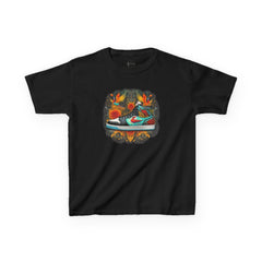 Dream Sneaker Birds La Flora Kids Tee - Cute Nature Children's T-Shirt, Youth Graphic Shirt, Animal Lover Gift, Kid's Summer Apparel,