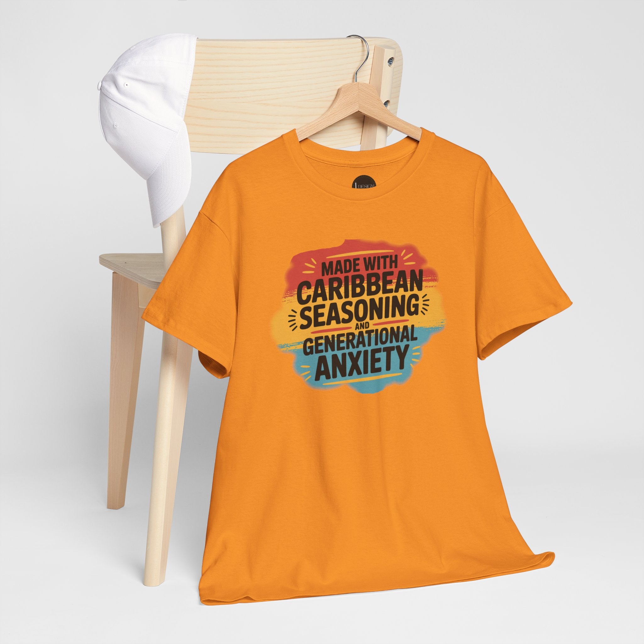 Made With Caribbean Seasoning & Generational Anxiety Tee