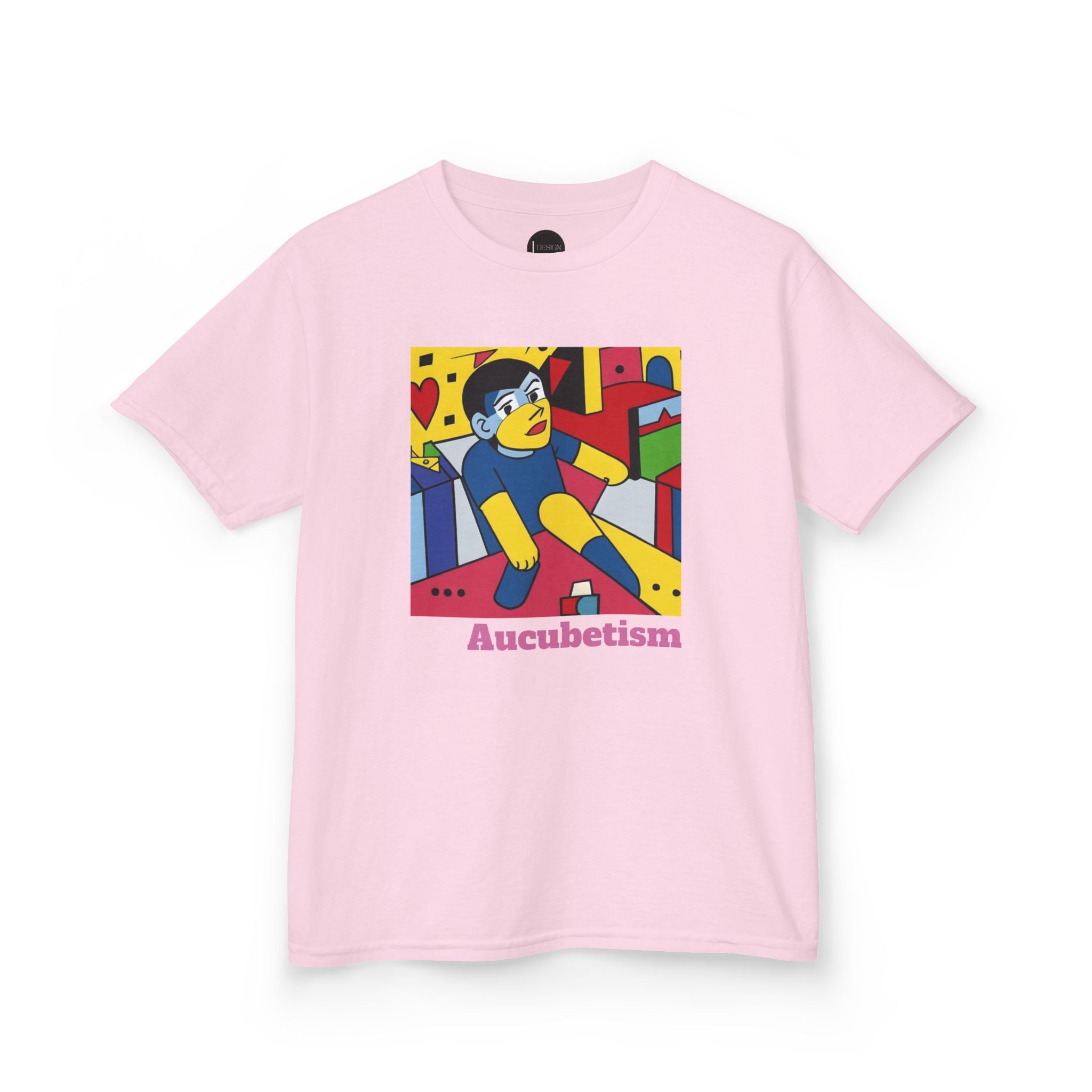Aucubetism A Neuro-Art Kids Tee, Neuro-Design, Children's T-Shirt, Graphic Tee, Unique Kid's Clothing, Artistic Youth Shirt