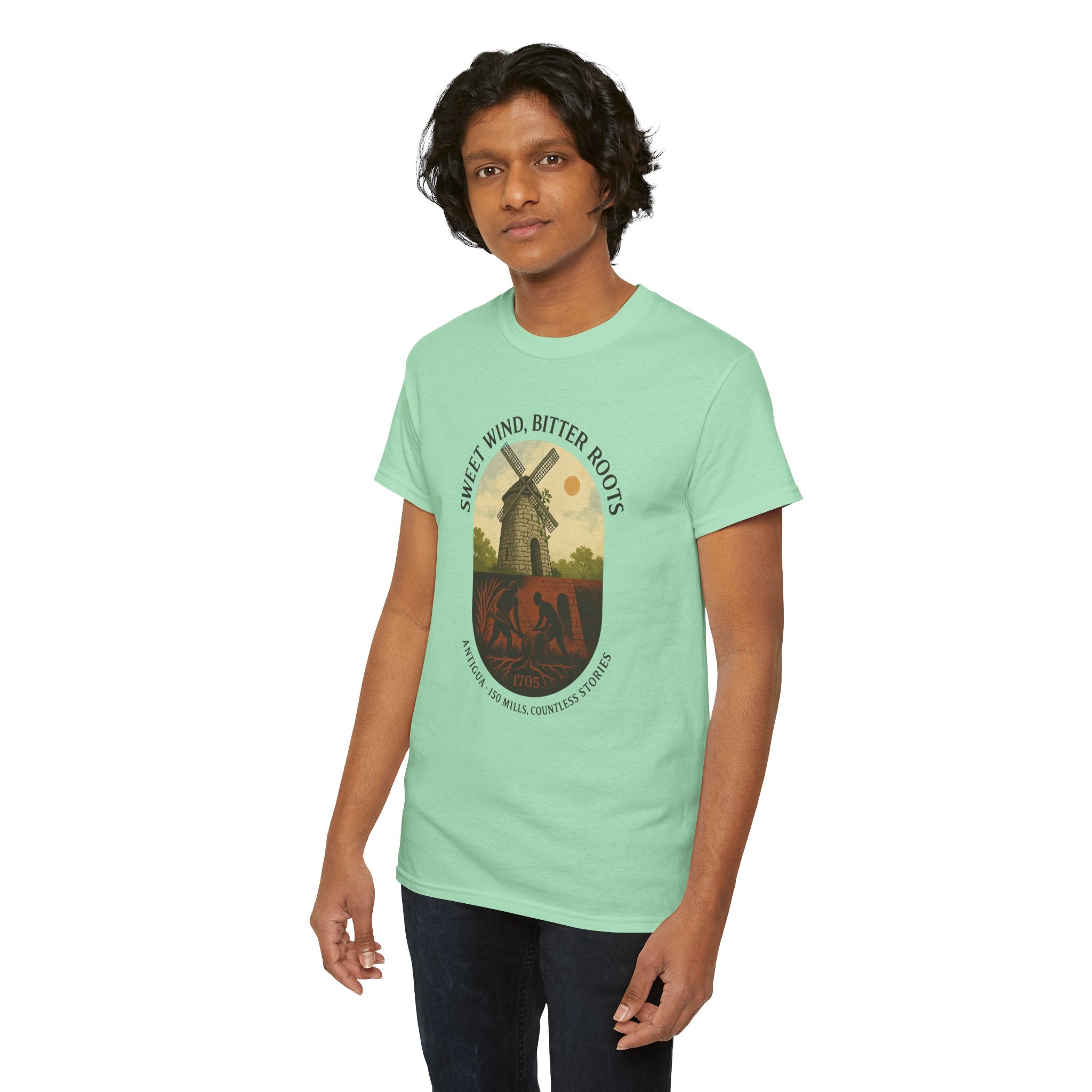 Sweet Wind, Bitter Roots - Antigua History Tee