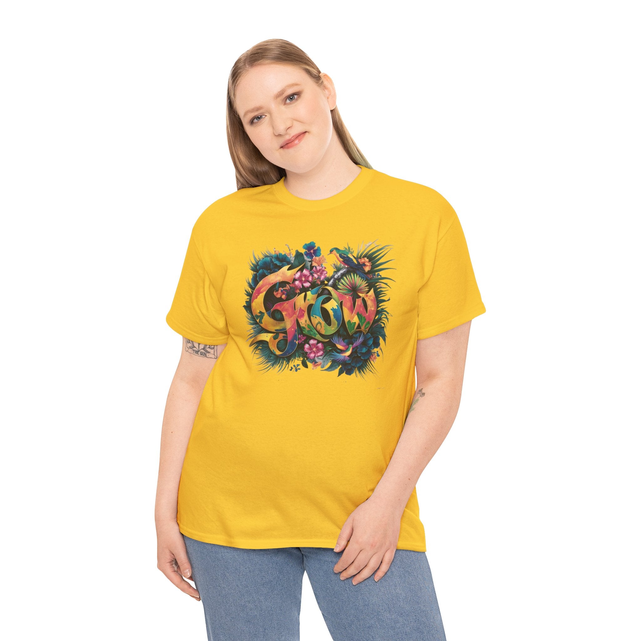 T-shirt bio GROW Color Splash
