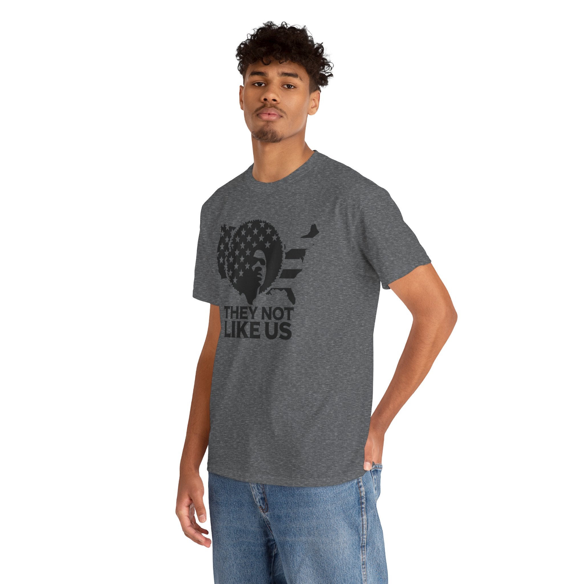 T-shirt « Ils ne nous aiment pas », cadeau pour le Mois de l'histoire des Noirs, t-shirt artistique coloré, haut au design authentique, t-shirt créatif, maillot unisexe à manches courtes