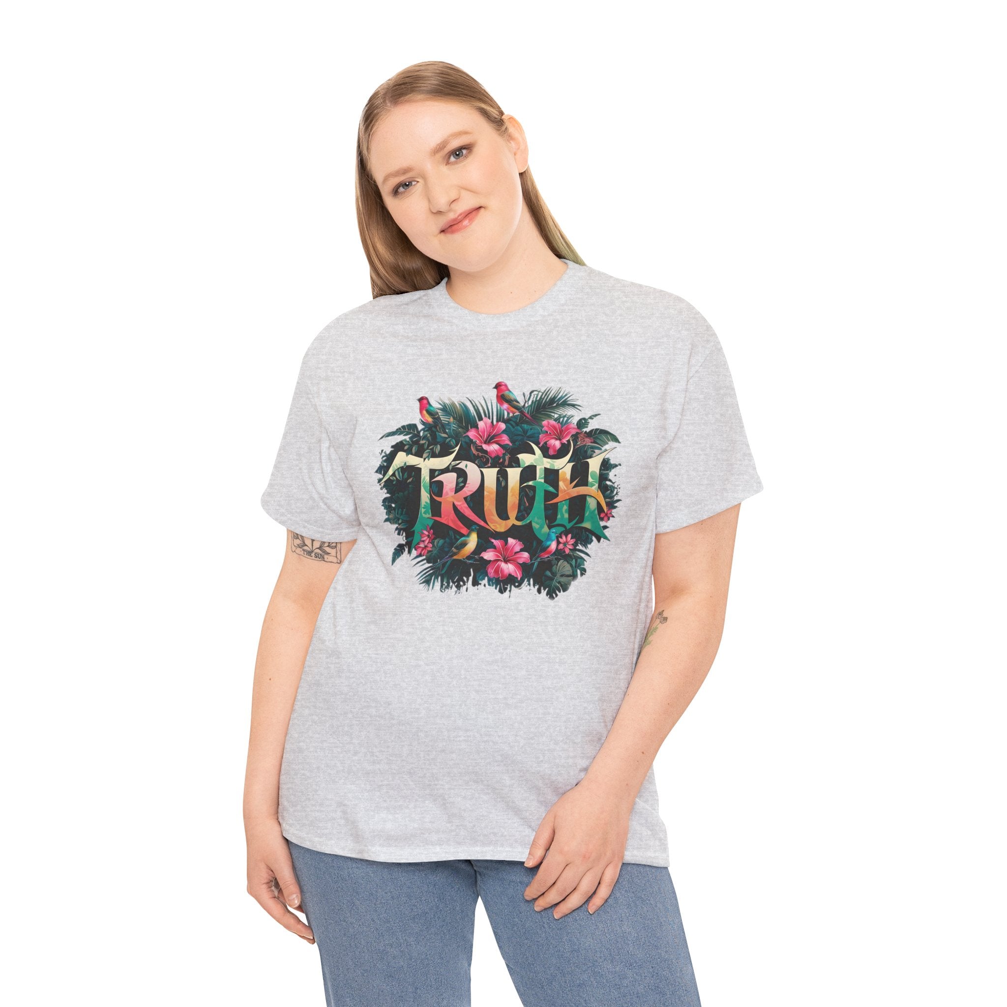 Camiseta con salpicaduras de color orgánico TRUTH