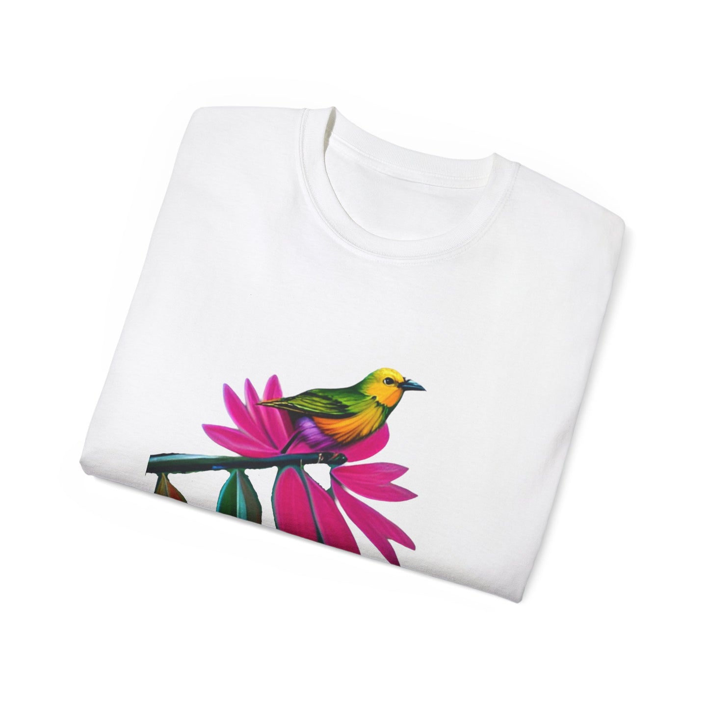 Bird on Floral Flow