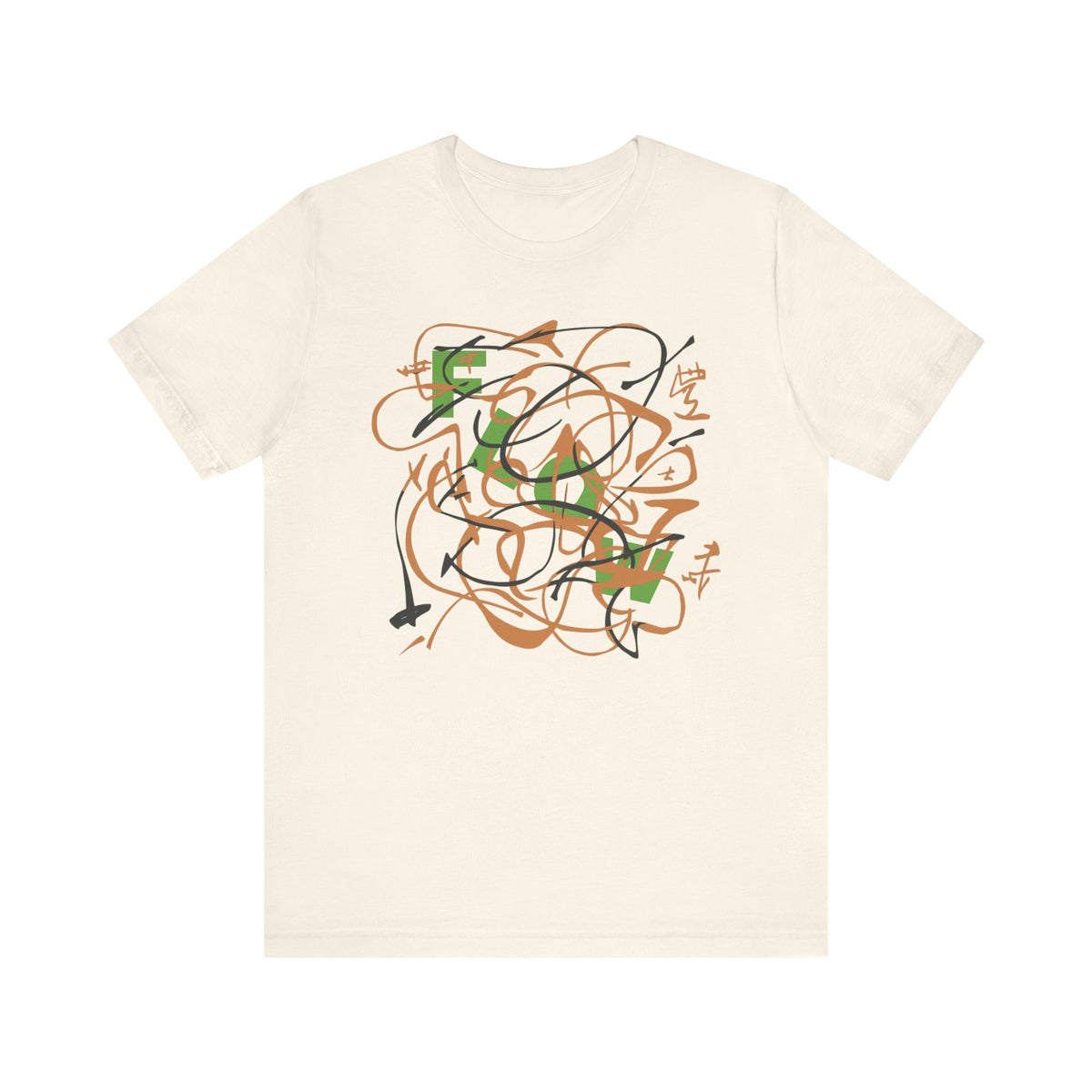 Camiseta de flujo abstracto, regalo unisex, camiseta artística colorida, camiseta de visión creativa, top de diseño auténtico