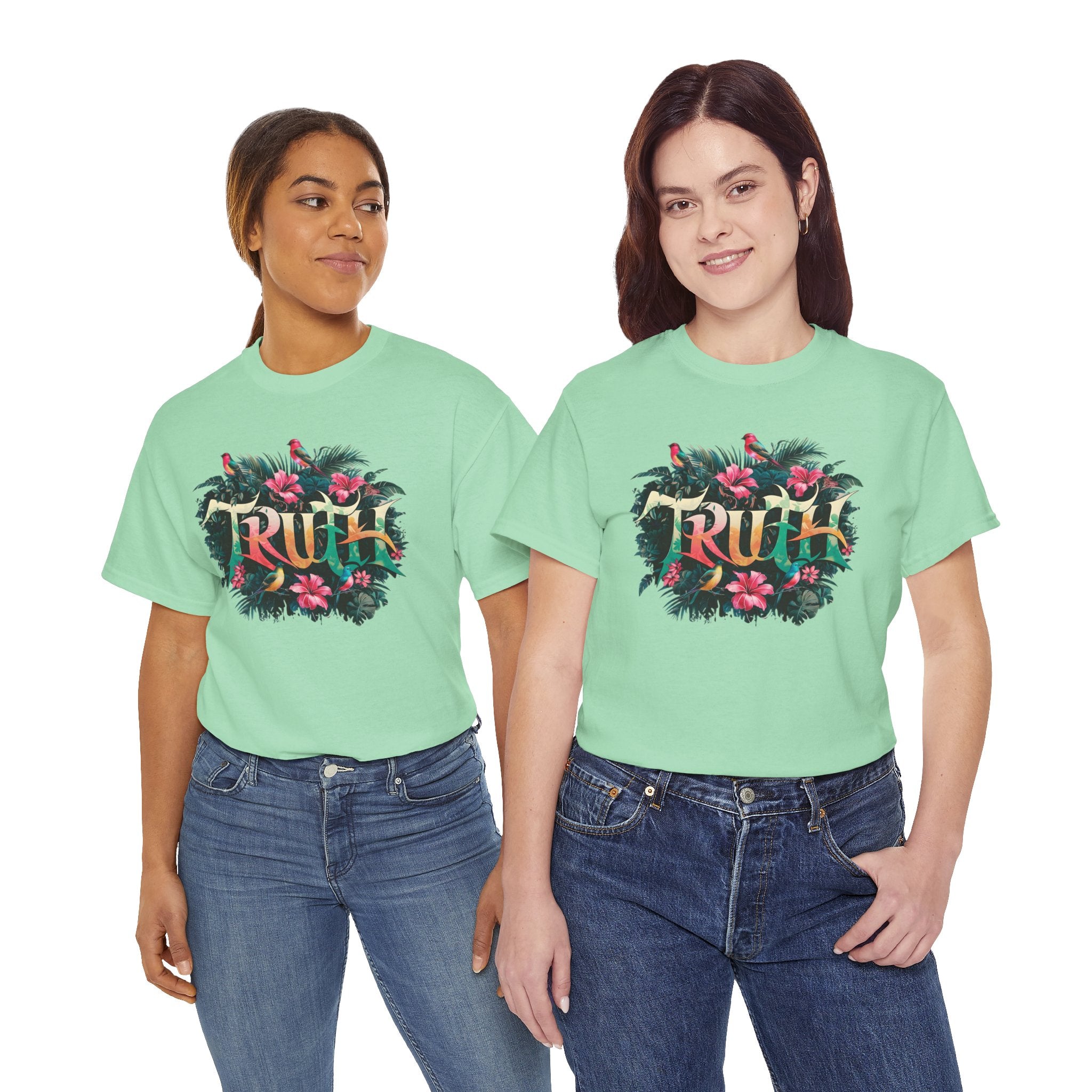 Camiseta con salpicaduras de color orgánico TRUTH