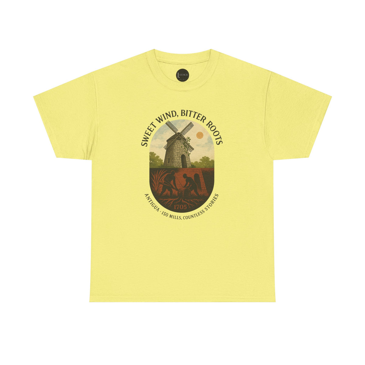 Sweet Wind, Bitter Roots - Antigua History Tee