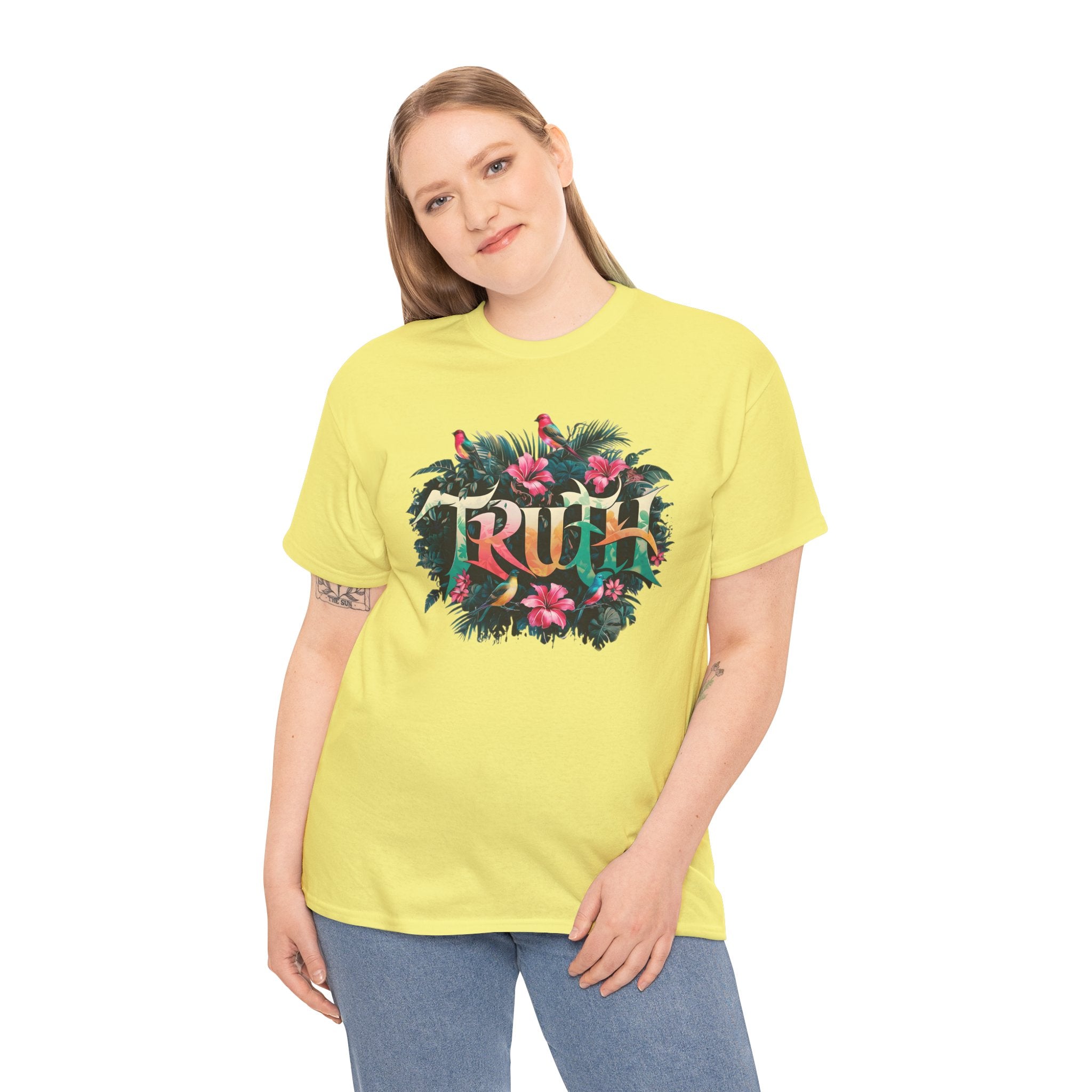 Camiseta con salpicaduras de color orgánico TRUTH
