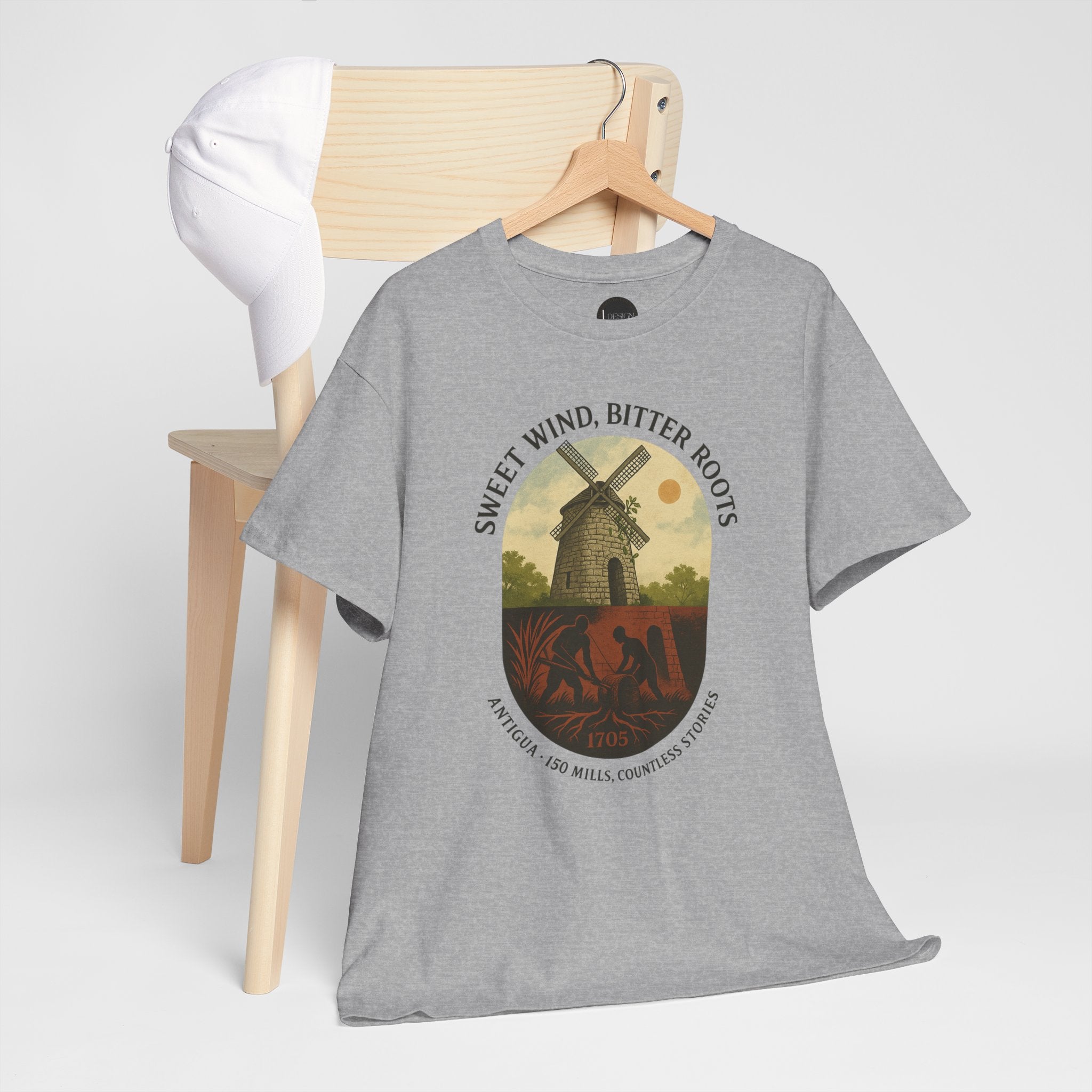 Sweet Wind, Bitter Roots - Antigua History Tee
