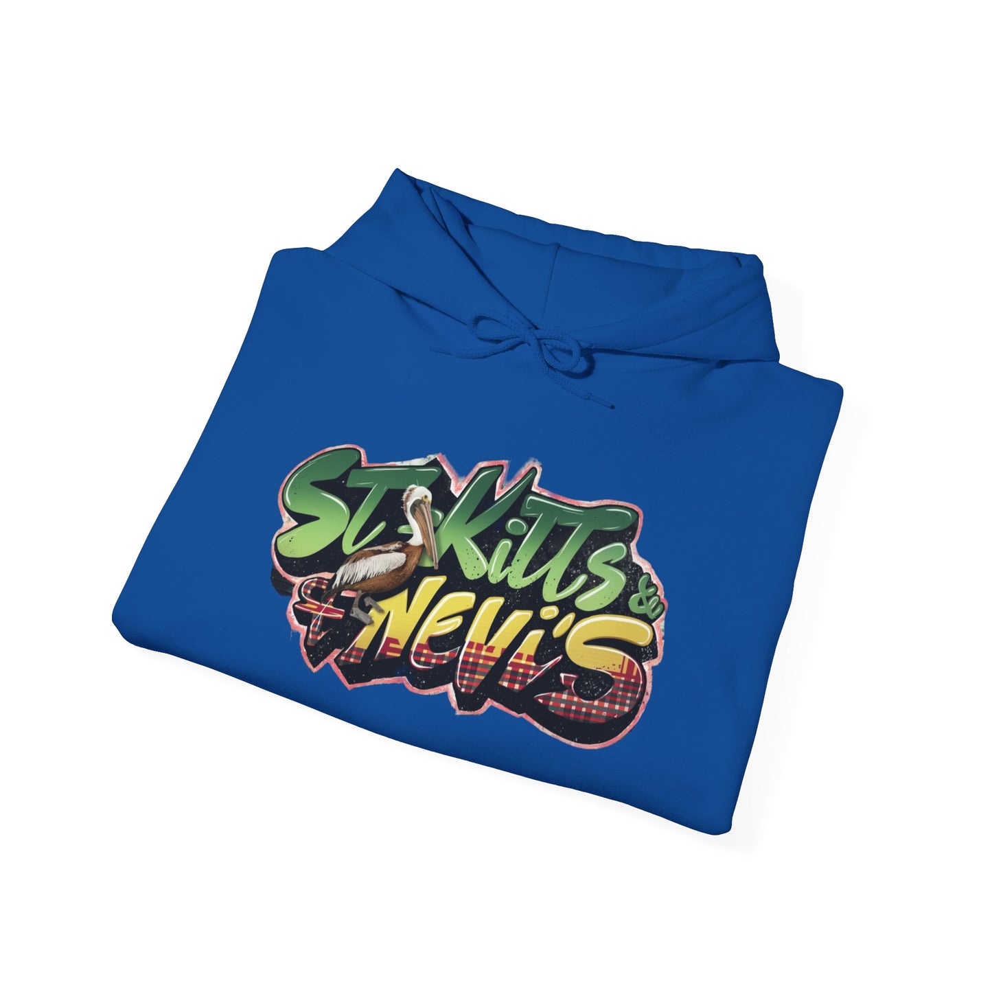 SK & N Color Splash Hoodie - St Kitts and Nevis Theme