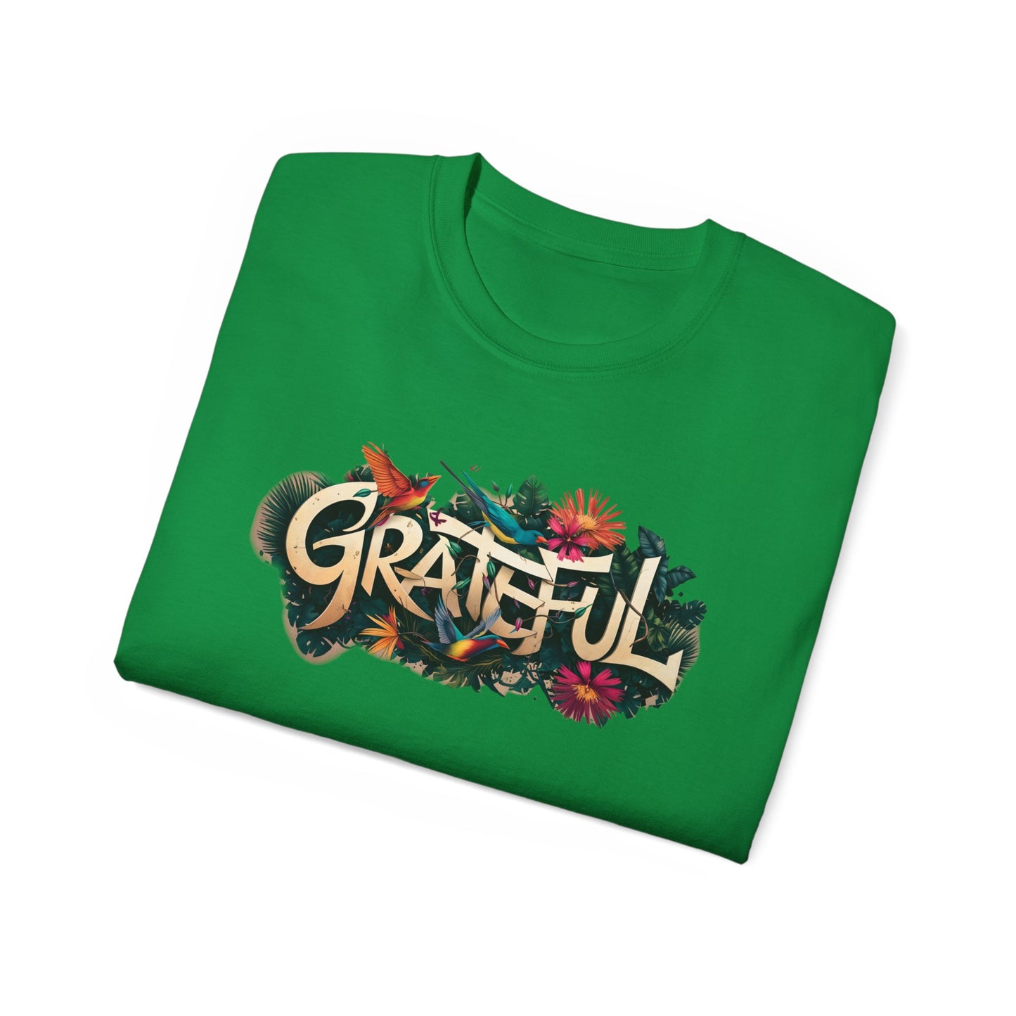 GRATEFUL Organic Color Splash Tee