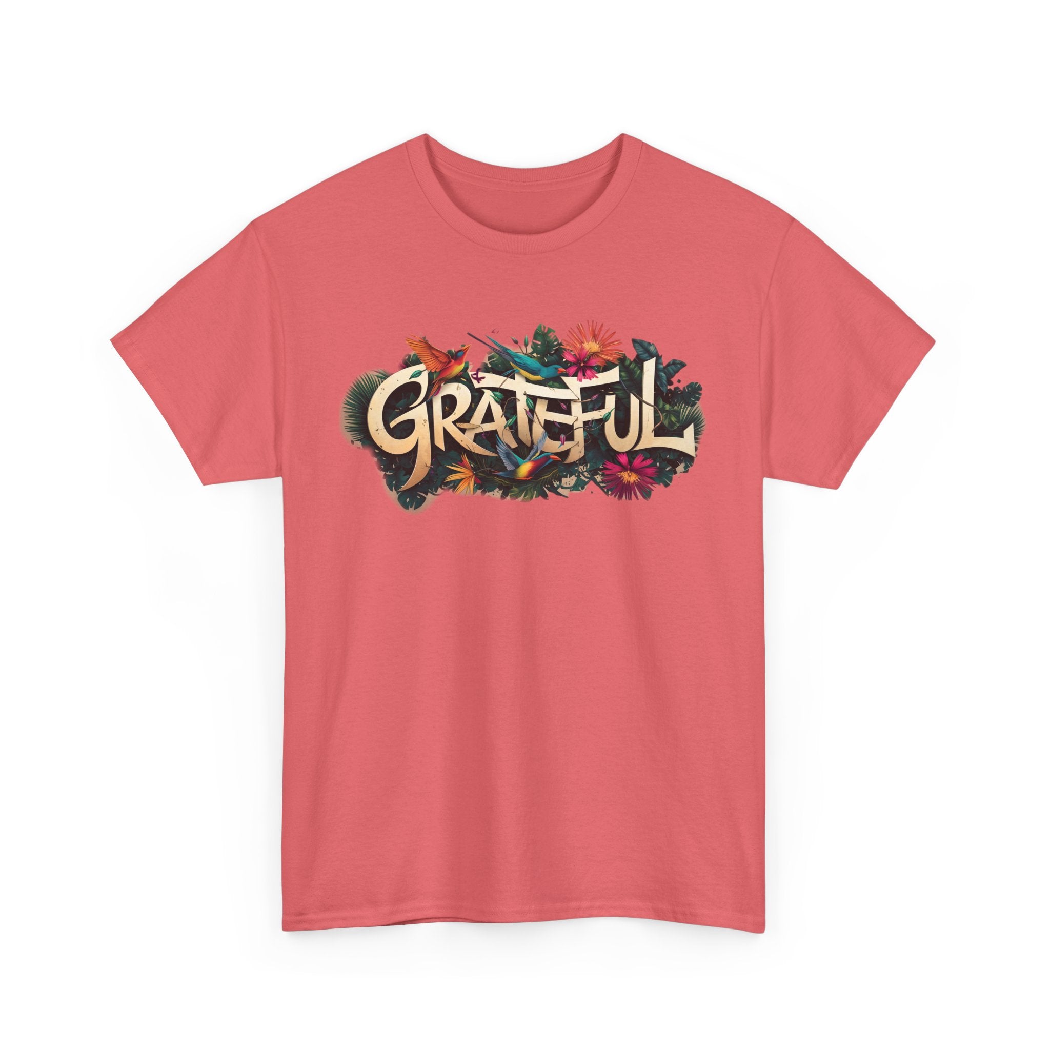 T-shirt bio GRATEFUL à imprimé coloré