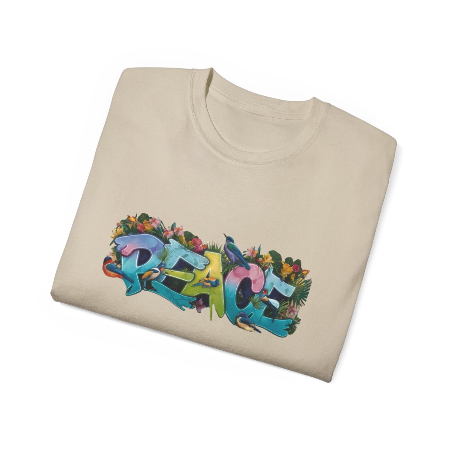 PEACE Organic Color Splash Tee