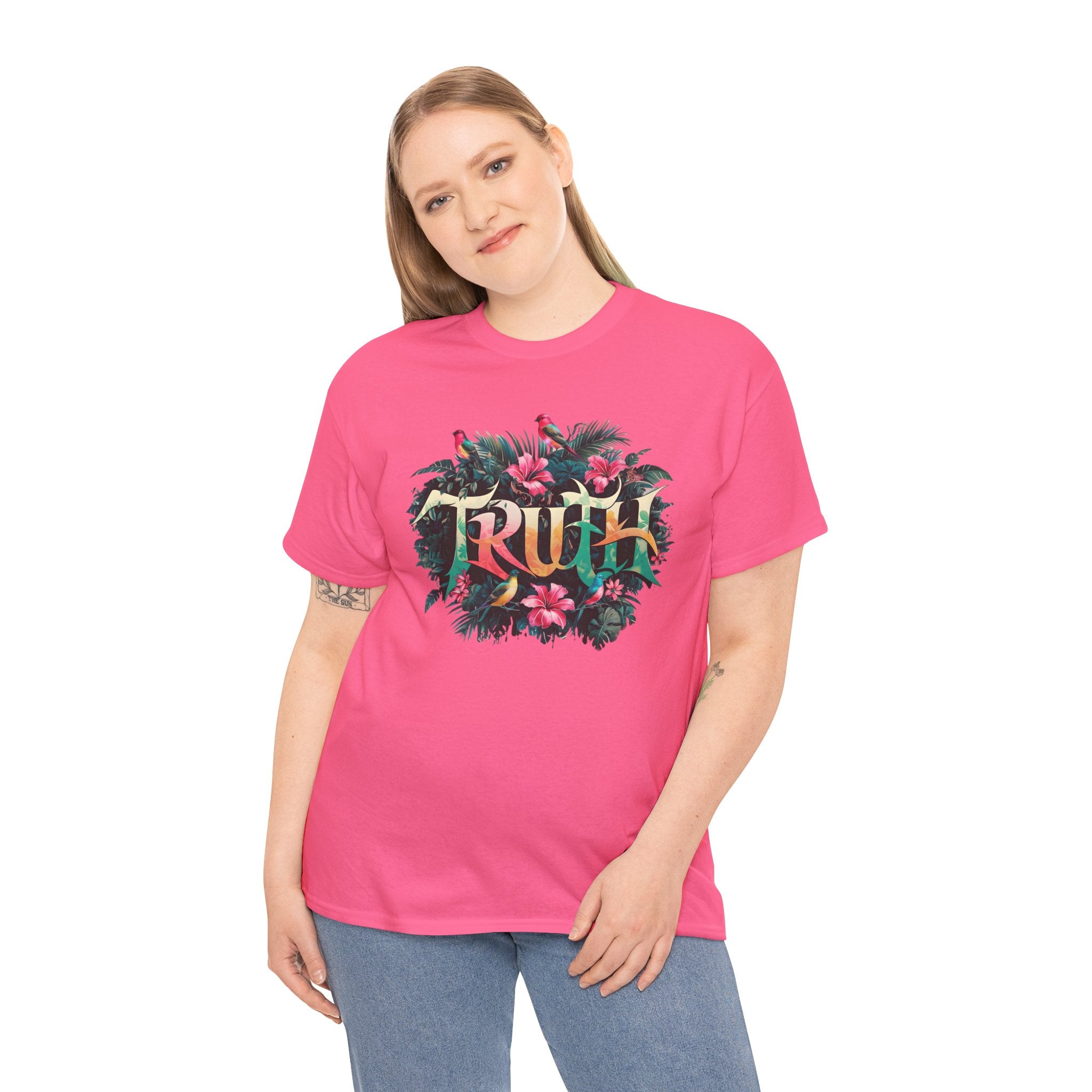 Camiseta con salpicaduras de color orgánico TRUTH