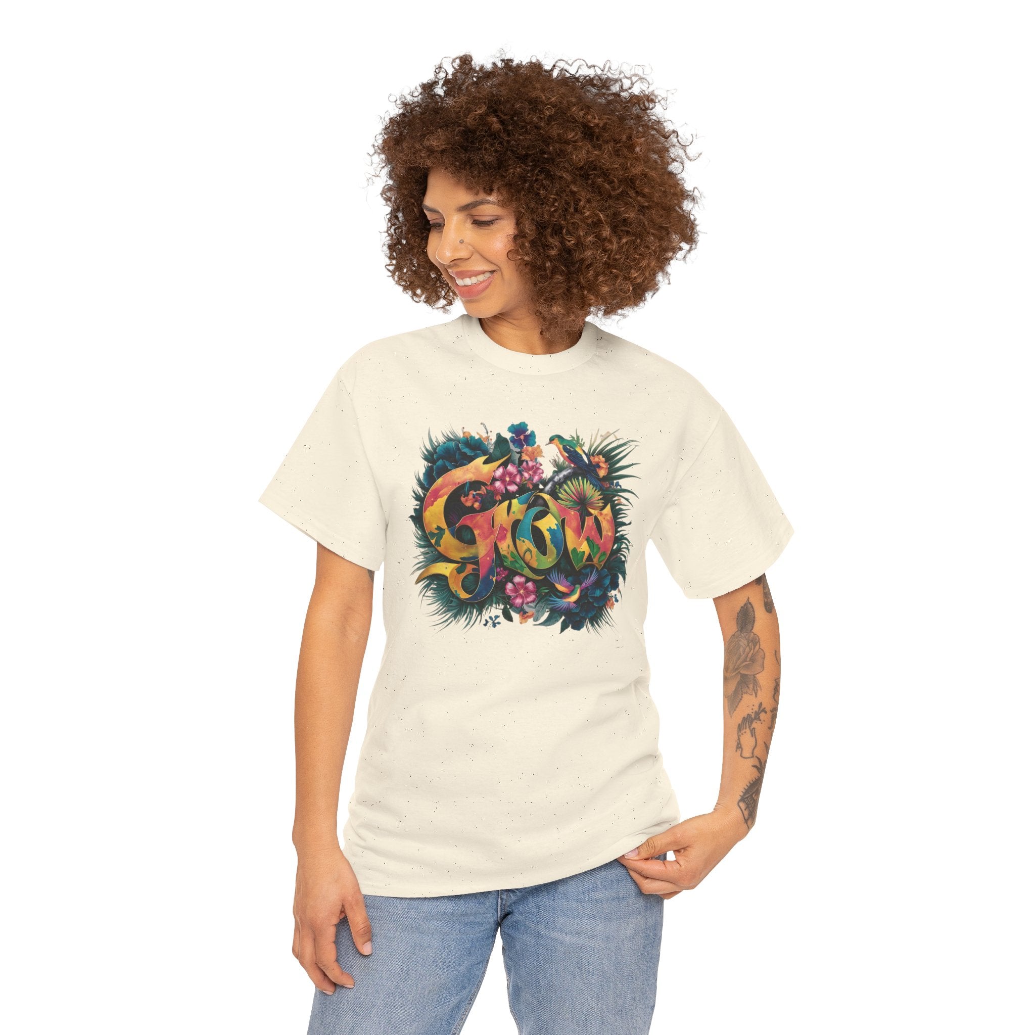 T-shirt bio GROW Color Splash