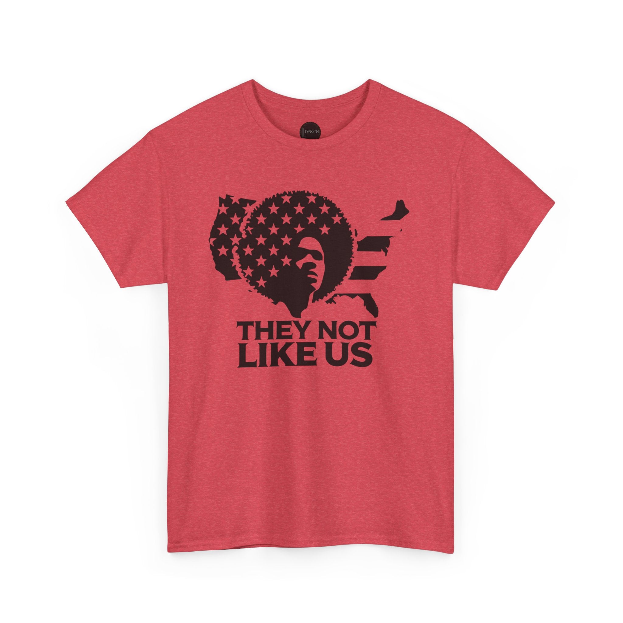 T-shirt « Ils ne nous aiment pas », cadeau pour le Mois de l'histoire des Noirs, t-shirt artistique coloré, haut au design authentique, t-shirt créatif, maillot unisexe à manches courtes