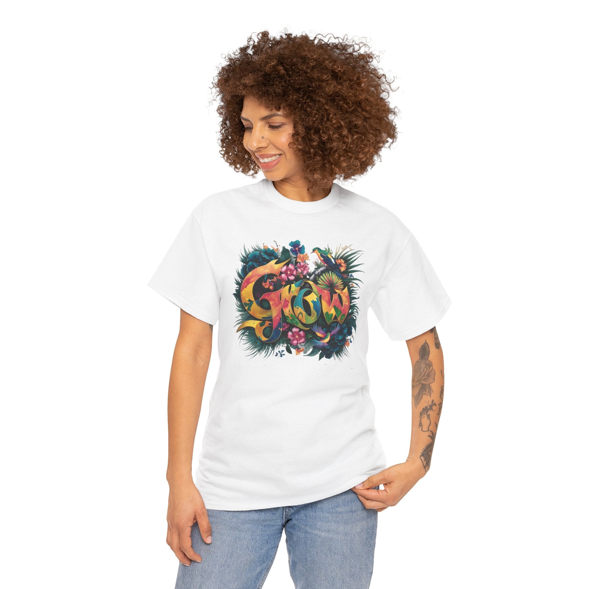 T-shirt bio GROW Color Splash
