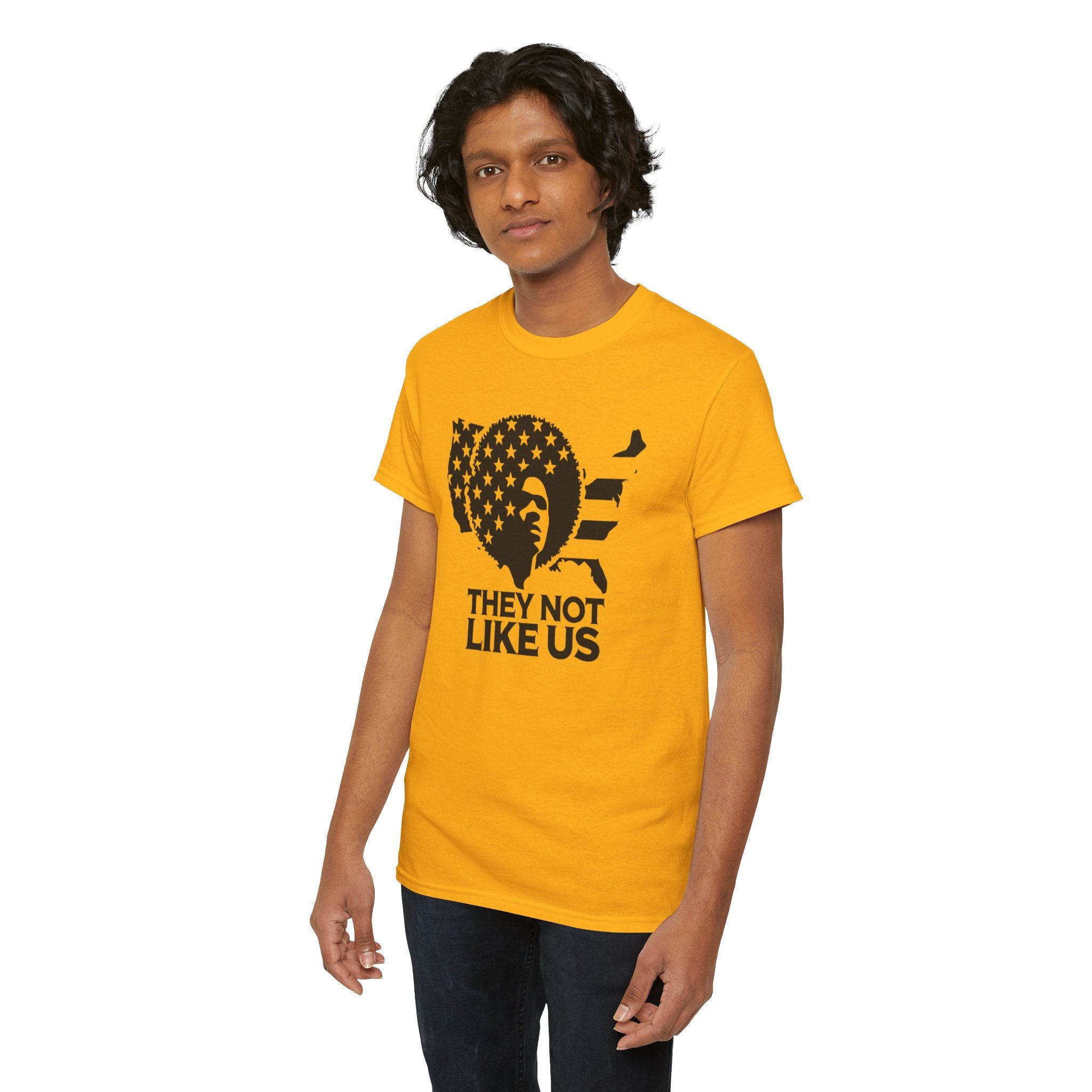 T-shirt « Ils ne nous aiment pas », cadeau pour le Mois de l'histoire des Noirs, t-shirt artistique coloré, haut au design authentique, t-shirt créatif, maillot unisexe à manches courtes