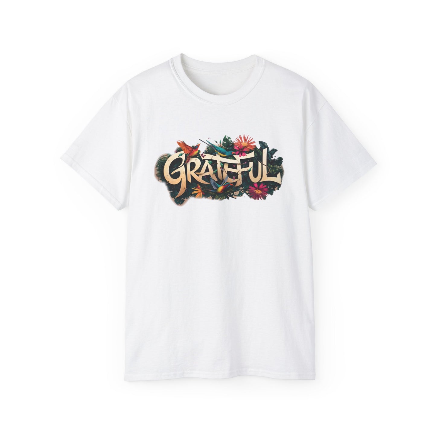 GRATEFUL Organic Color Splash Tee