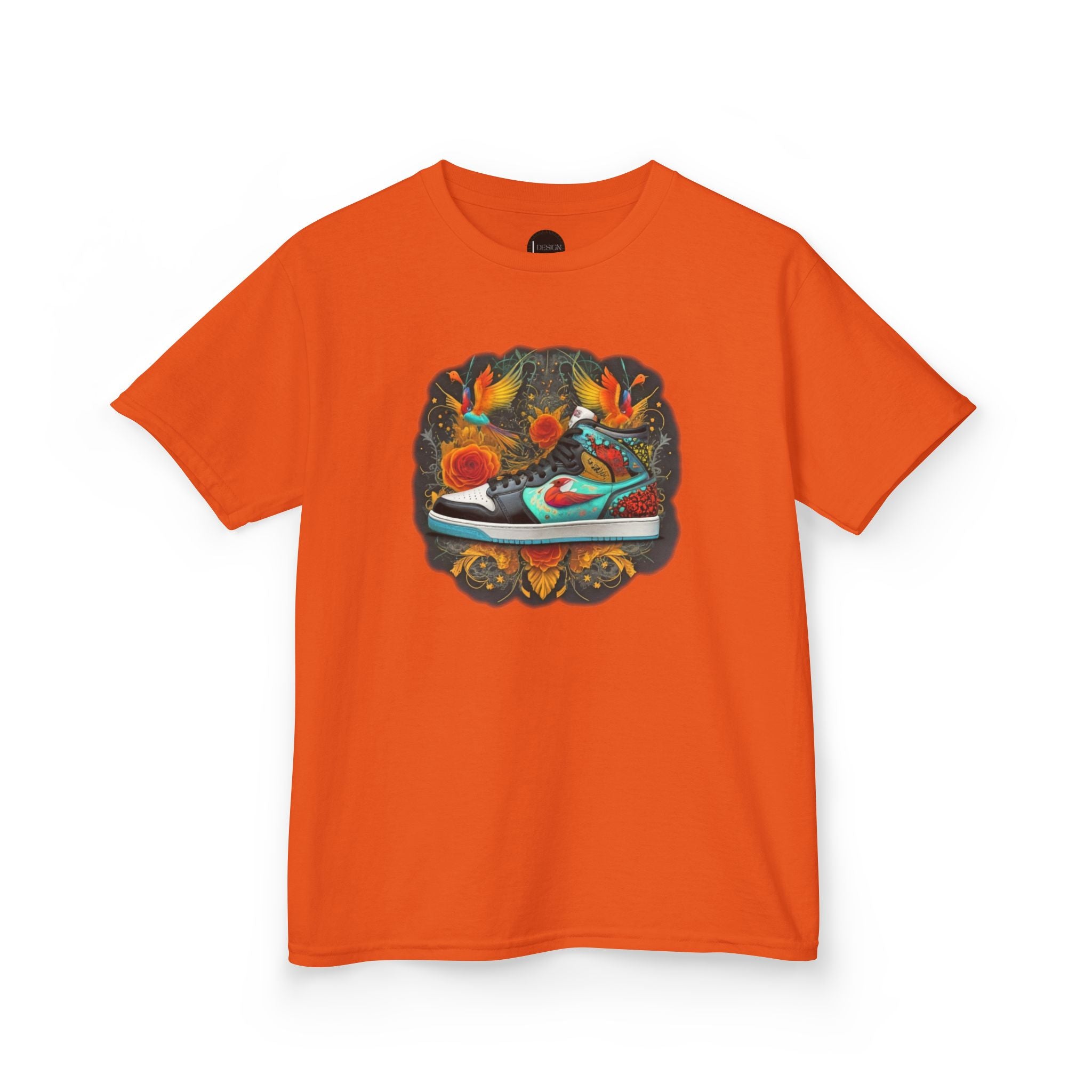 Dream Sneaker Birds La Flora Kids Tee - Cute Nature Children's T-Shirt, Youth Graphic Shirt, Animal Lover Gift, Kid's Summer Apparel,