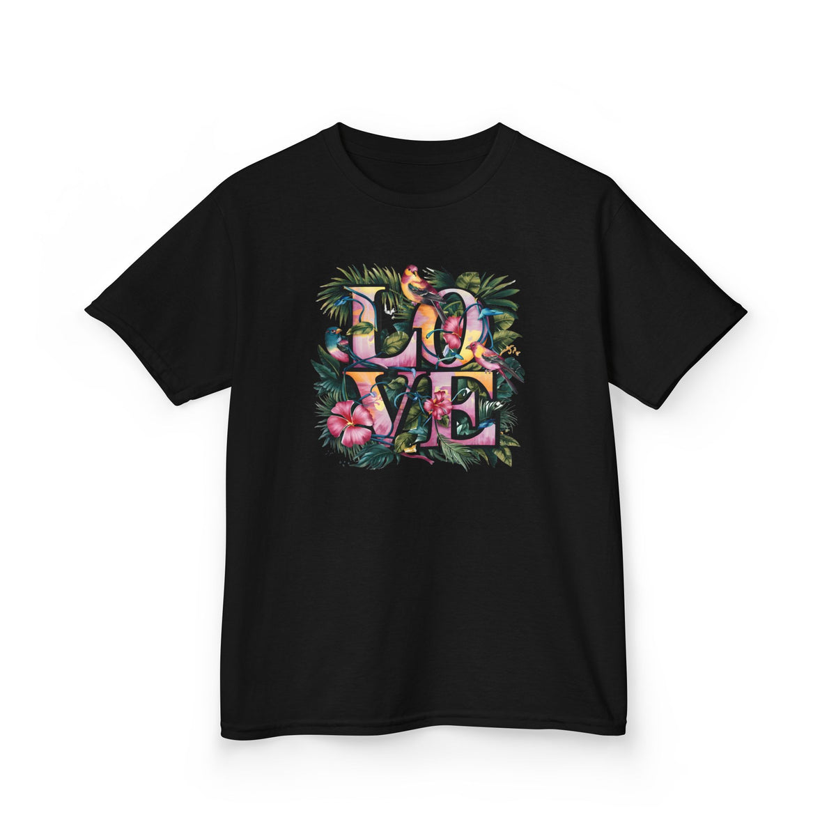 LOVE Organic Kids Tee, Children's T-Shirt, Youth Shirt, Kid's Clothing, Organic Cotton Top