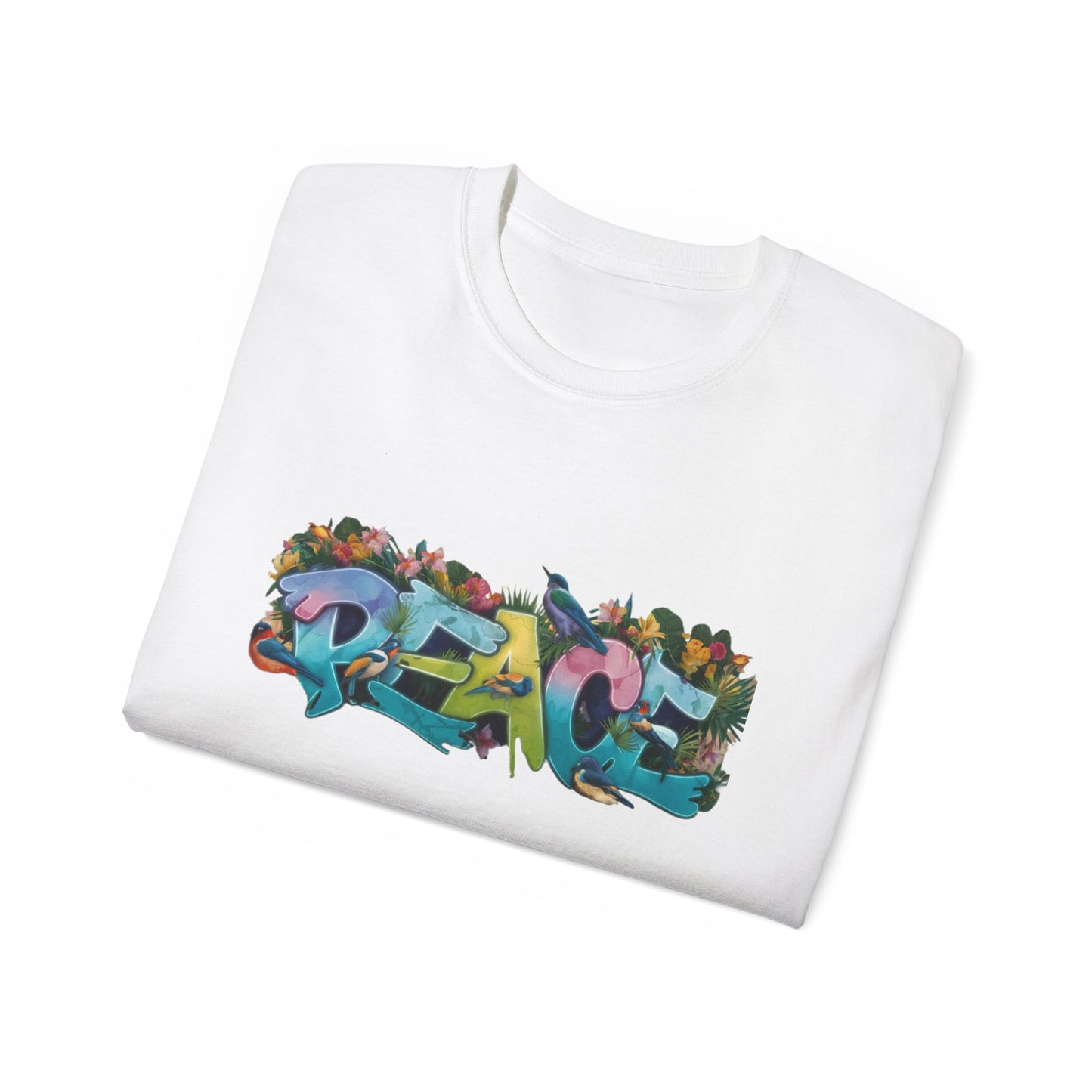 PEACE Organic Color Splash Tee