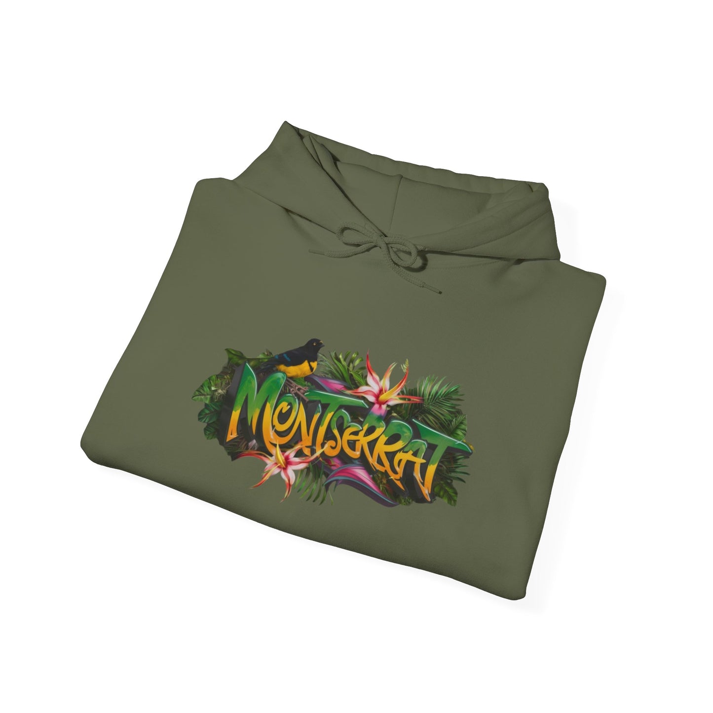 Montserrat Color Splash Nature Hoodie