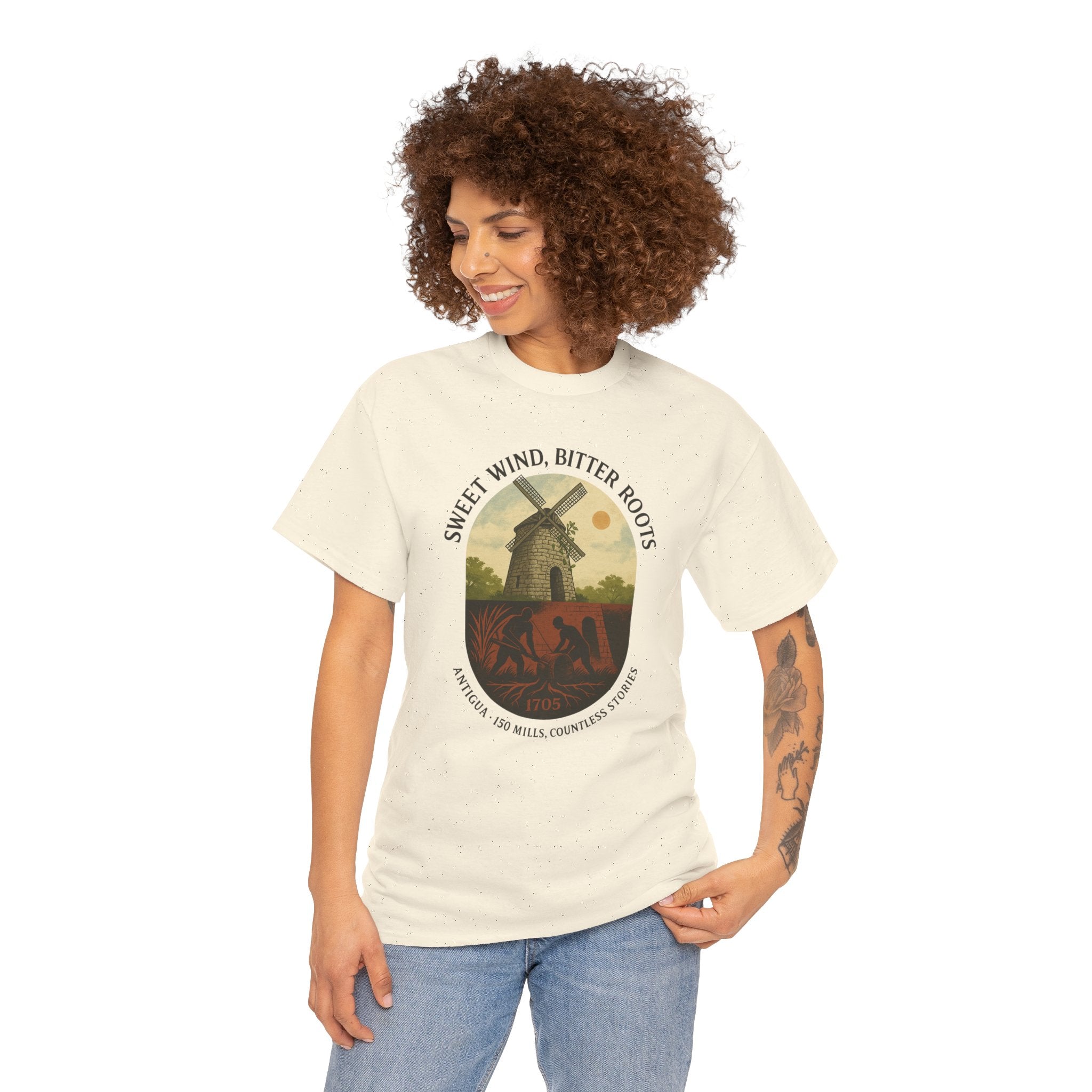 Sweet Wind, Bitter Roots - Antigua History Tee