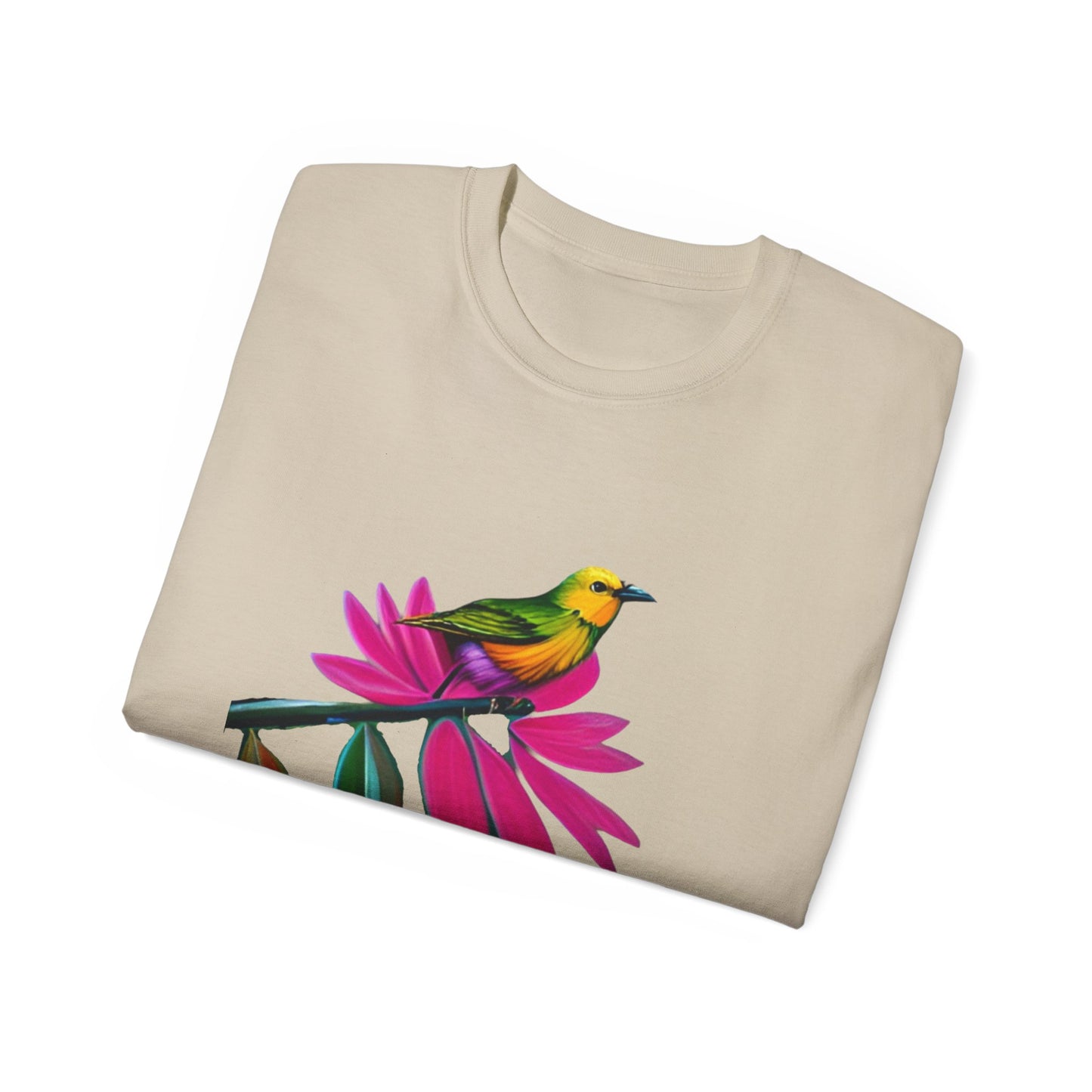 Bird on Floral Flow