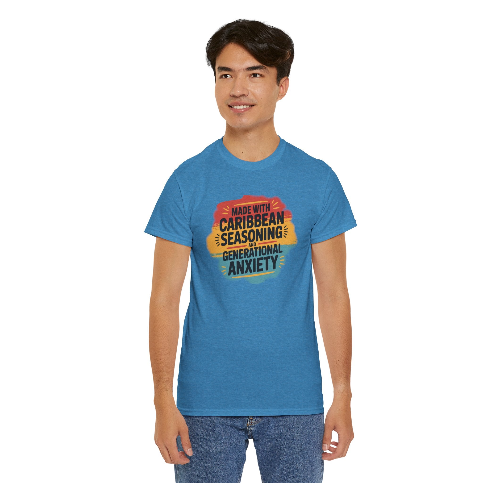 Made With Caribbean Seasoning & Generational Anxiety Tee