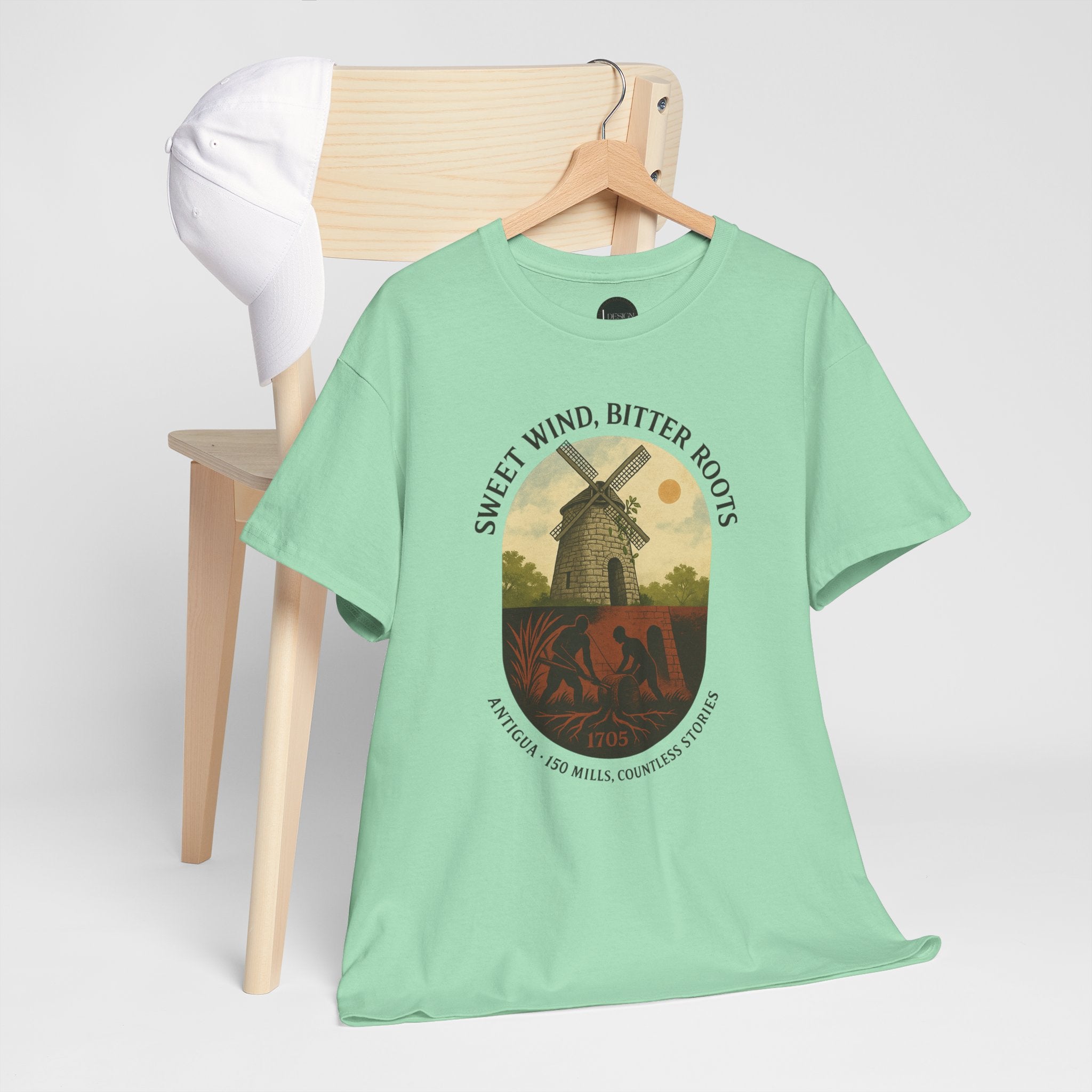 Sweet Wind, Bitter Roots - Antigua History Tee