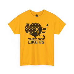 T-shirt « Ils ne nous aiment pas », cadeau pour le Mois de l'histoire des Noirs, t-shirt artistique coloré, haut au design authentique, t-shirt créatif, maillot unisexe à manches courtes
