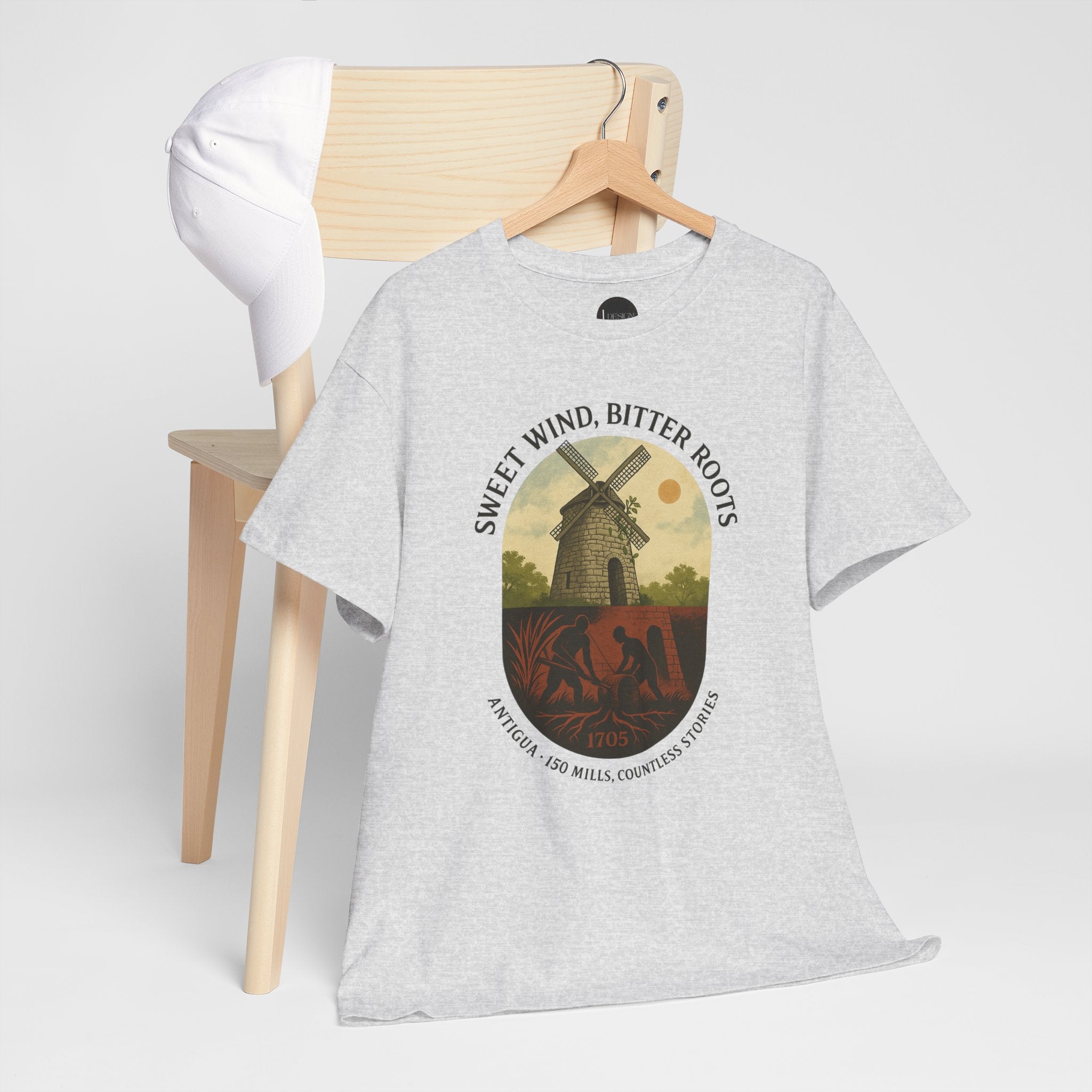 Sweet Wind, Bitter Roots - Antigua History Tee