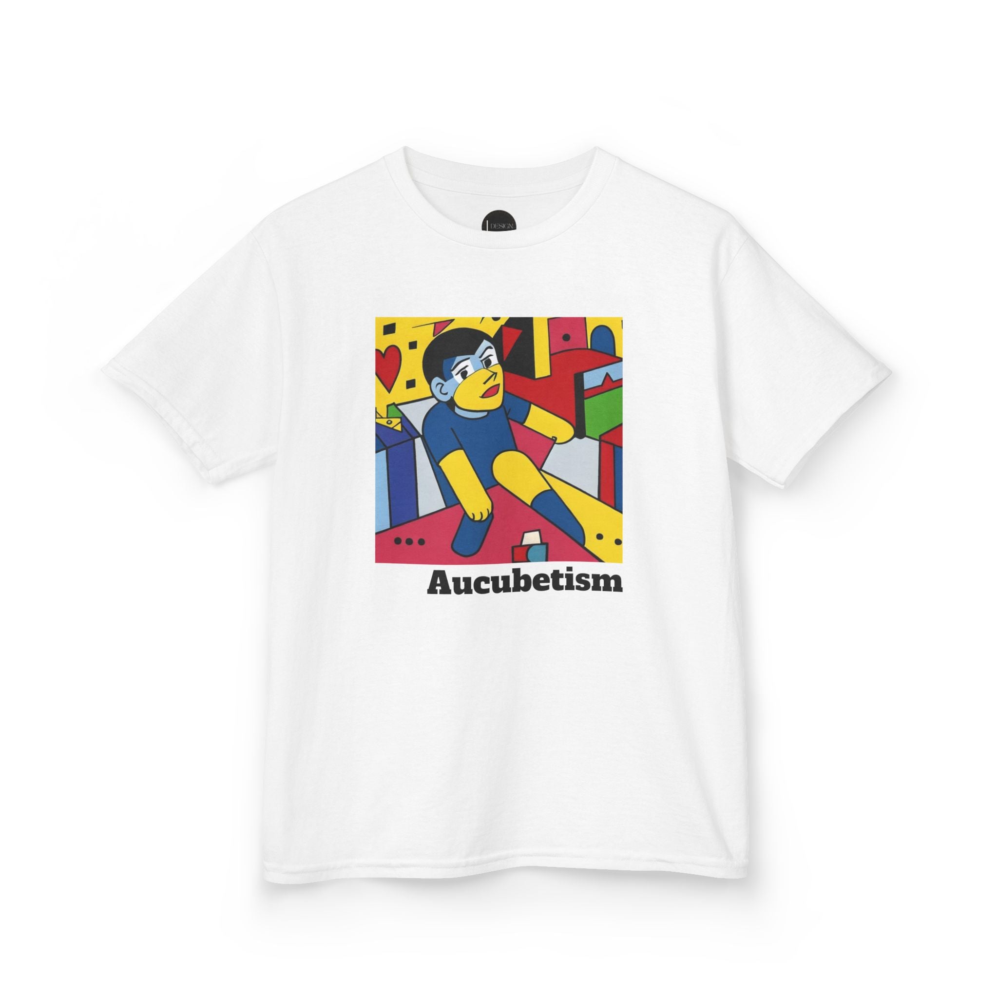 Aucubetism A Neuro-Art Kids Tee, Neuro-Design, Children's T-Shirt, Graphic Tee, Unique Kid's Clothing, Artistic Youth Shirt