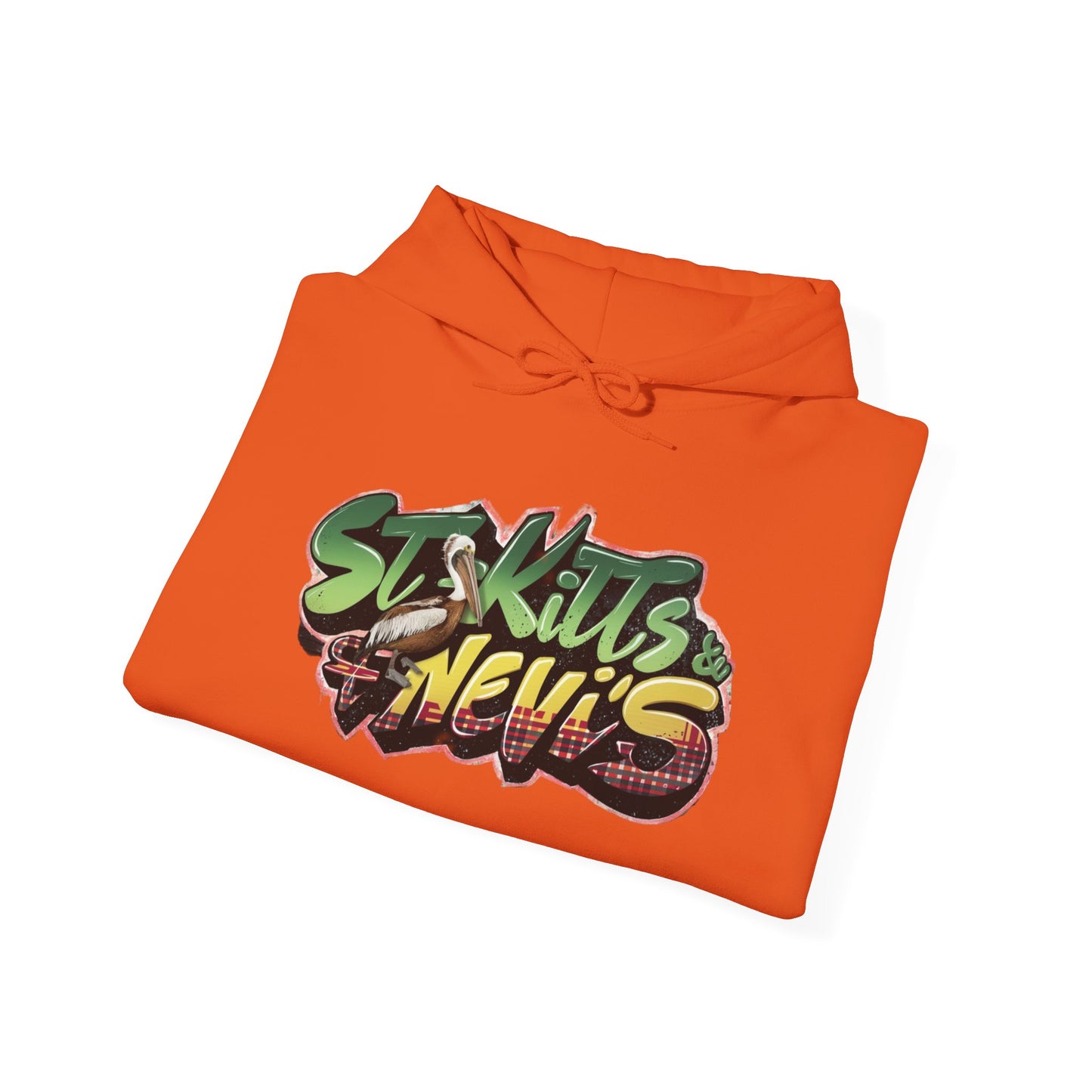 SK & N Color Splash Hoodie - St Kitts and Nevis Theme