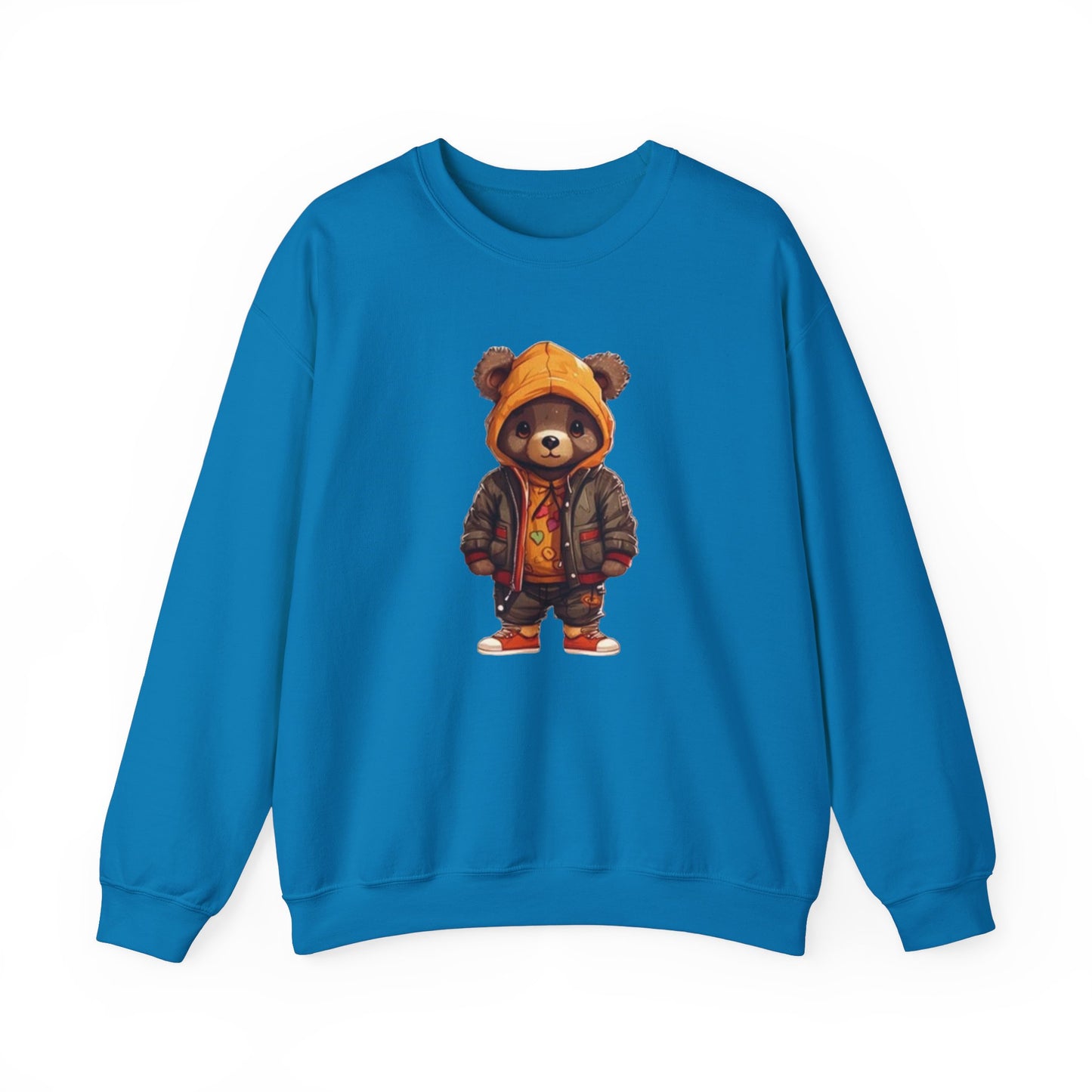 Crewneck Sweatshirt Urban Dressed Cute Bear Design