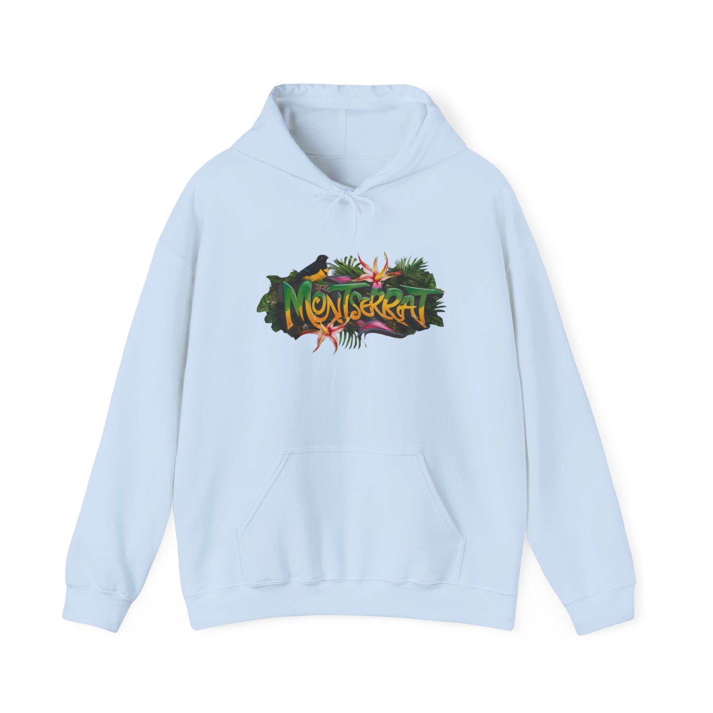 Montserrat Color Splash Nature Hoodie