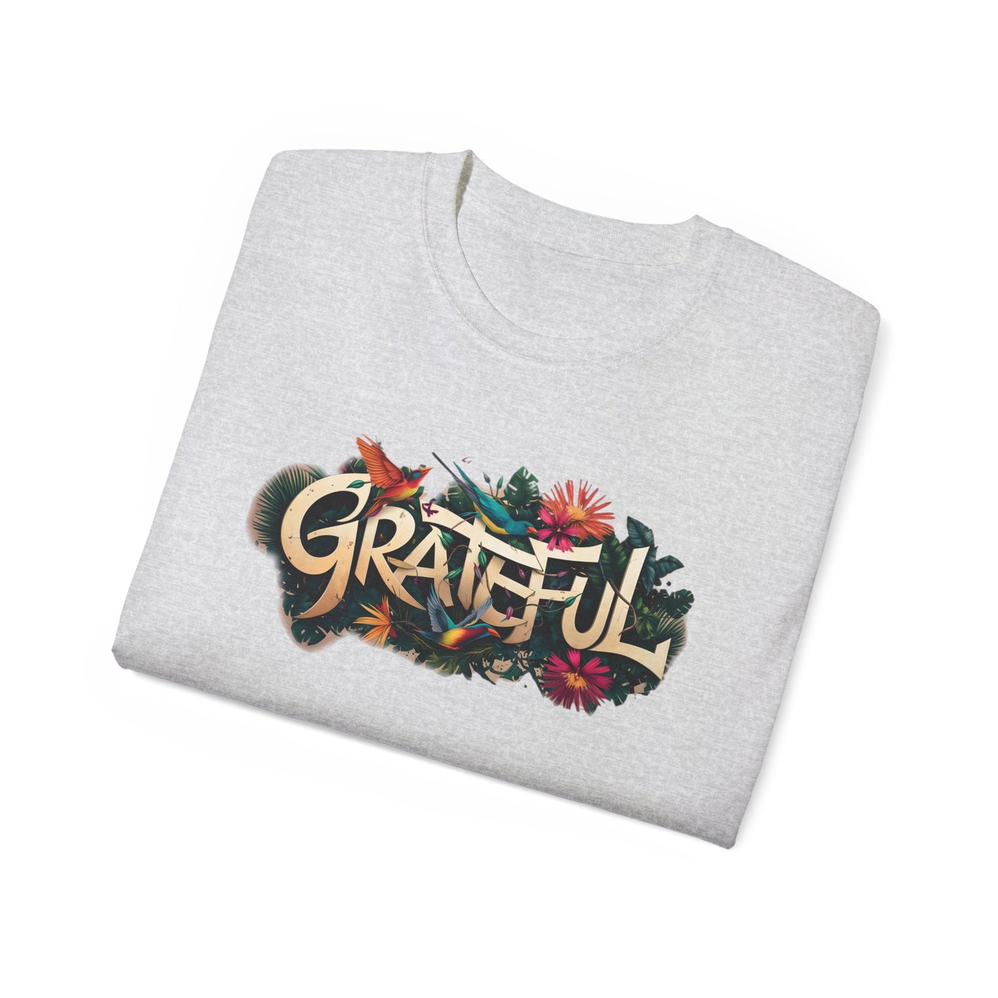 GRATEFUL Organic Color Splash Tee